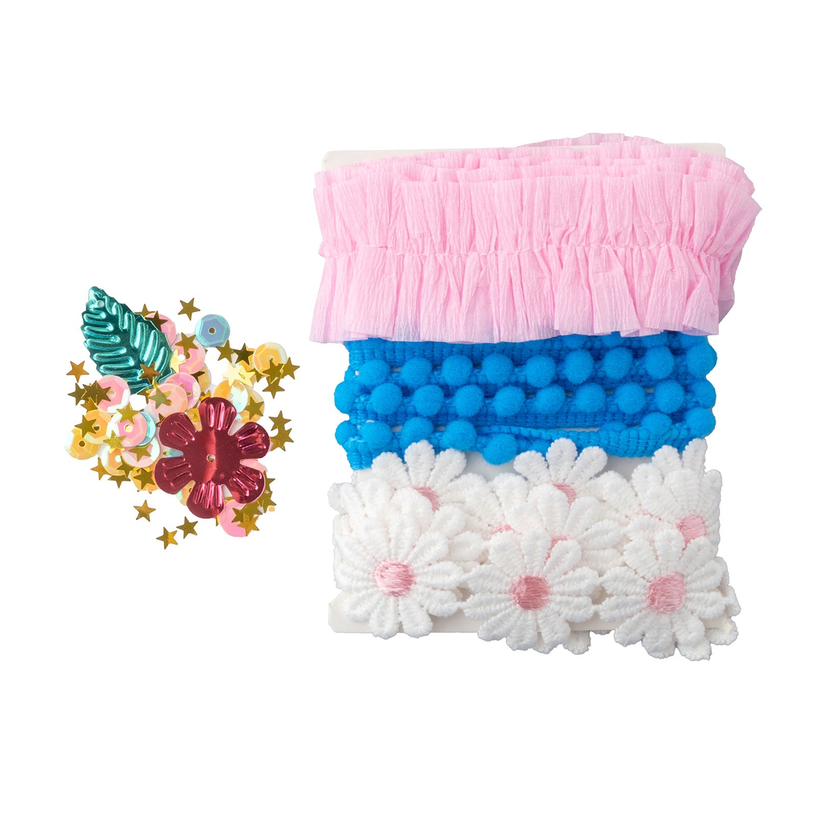 American Crafts Paige Evans Adventurous Sequin Mix - 4 Piece