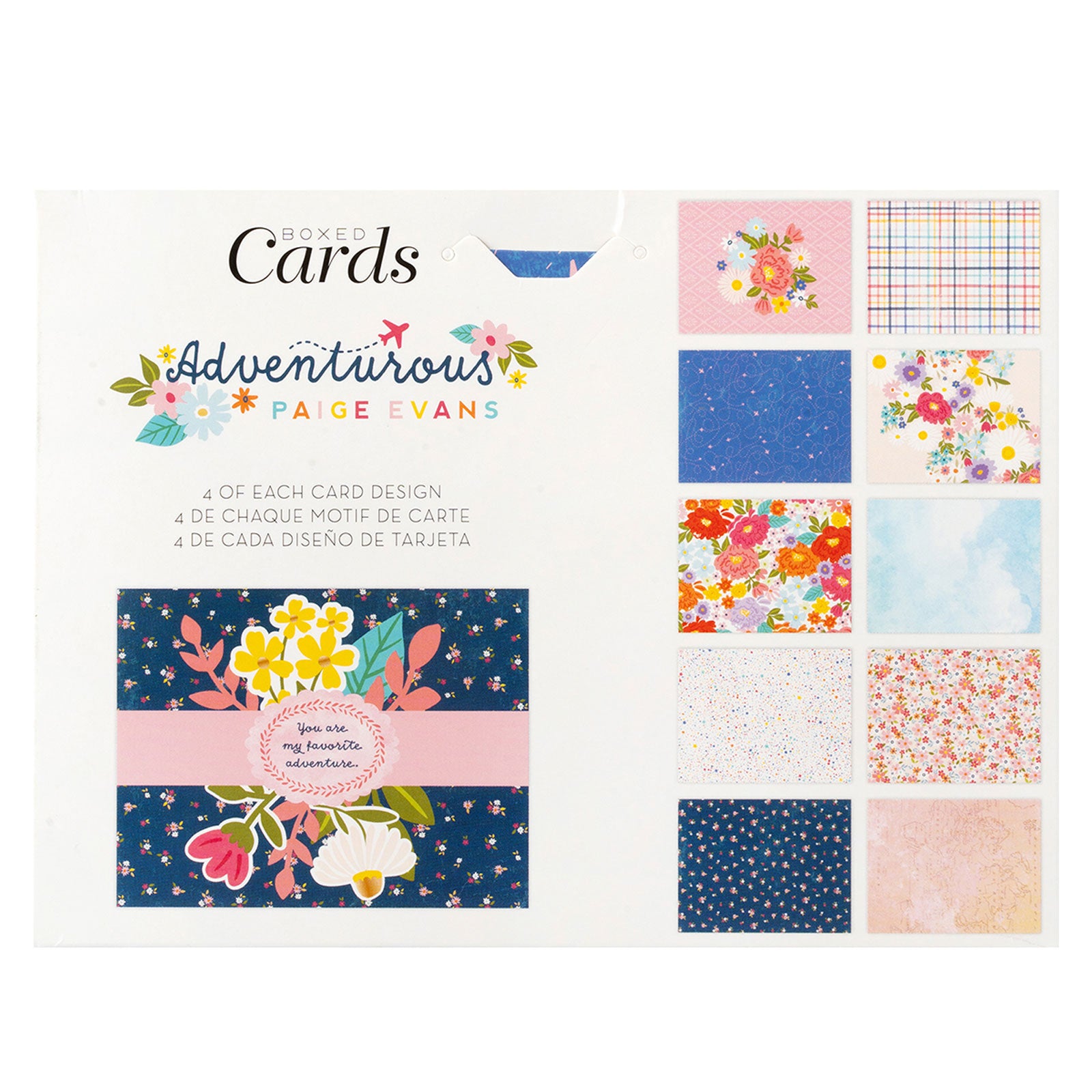 American Crafts Paige Evans Adventurous Boxed Cards - 40 Pack