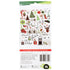 Back of packaging for American Crafts Vicki Boutin Wrapped in Ribbons Cardstock & Vellum Ephemera Set - 58 Piece
