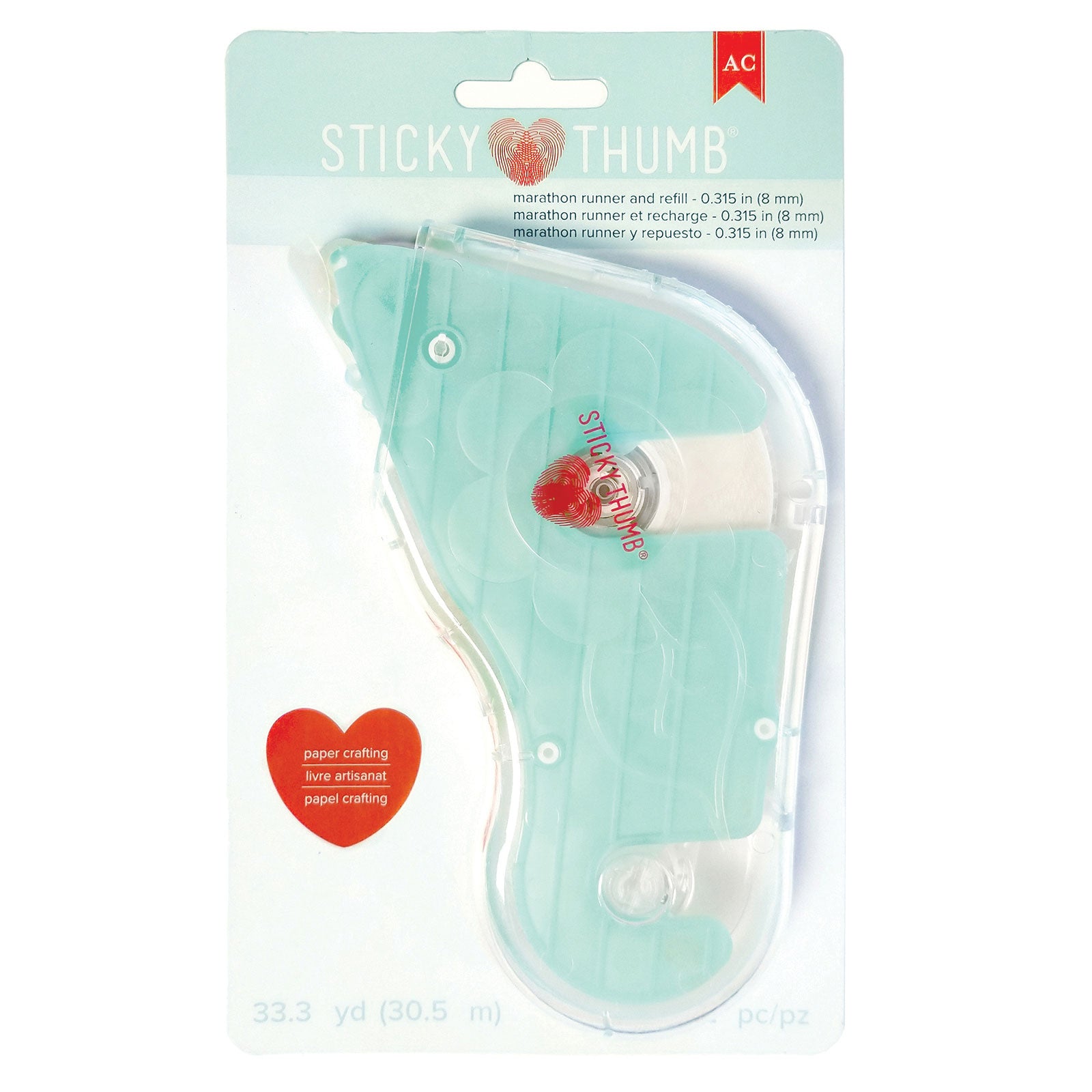 American Crafts Sticky Thumb 100 ft Marathon Runner Adhesive