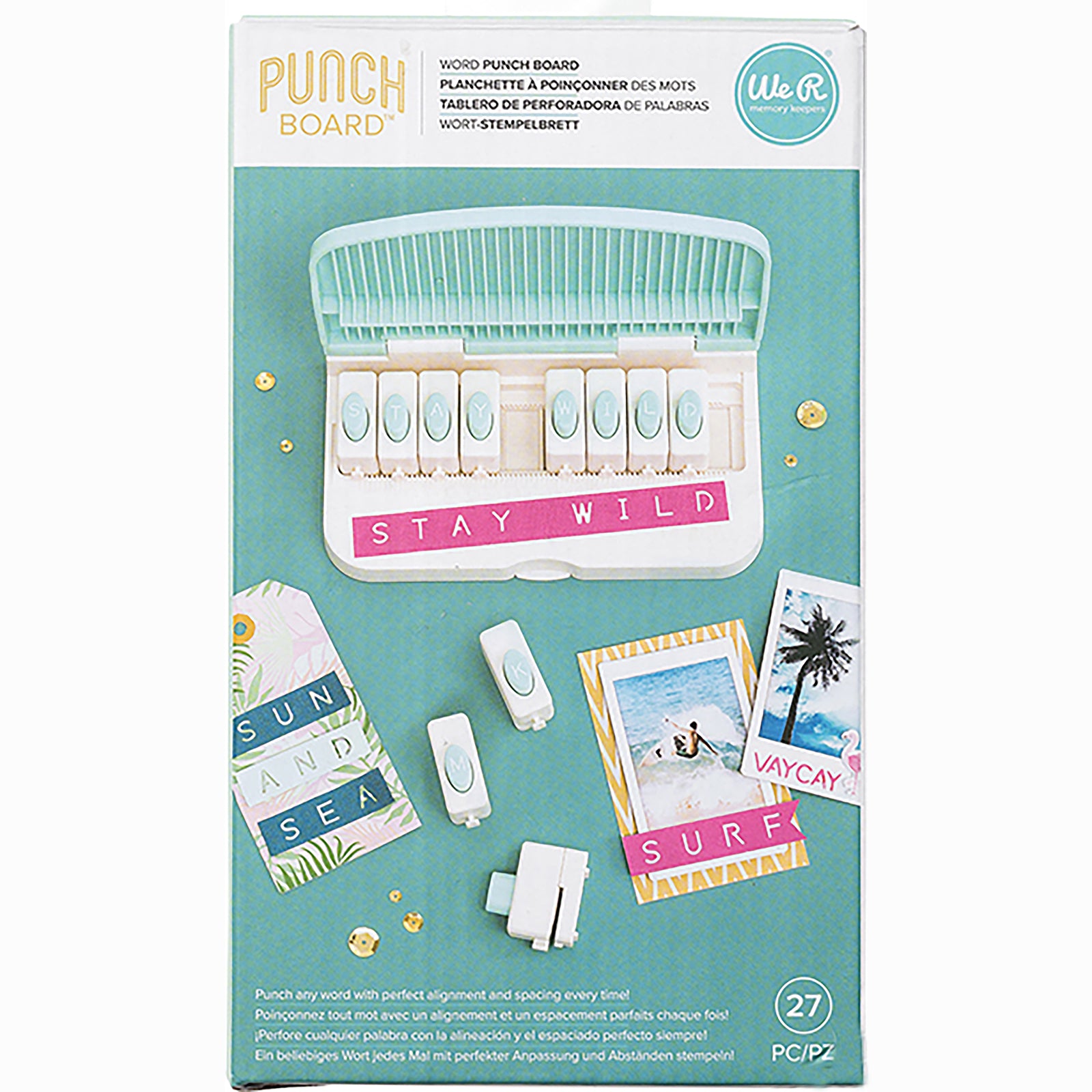 We R Makers Punch Board-Word