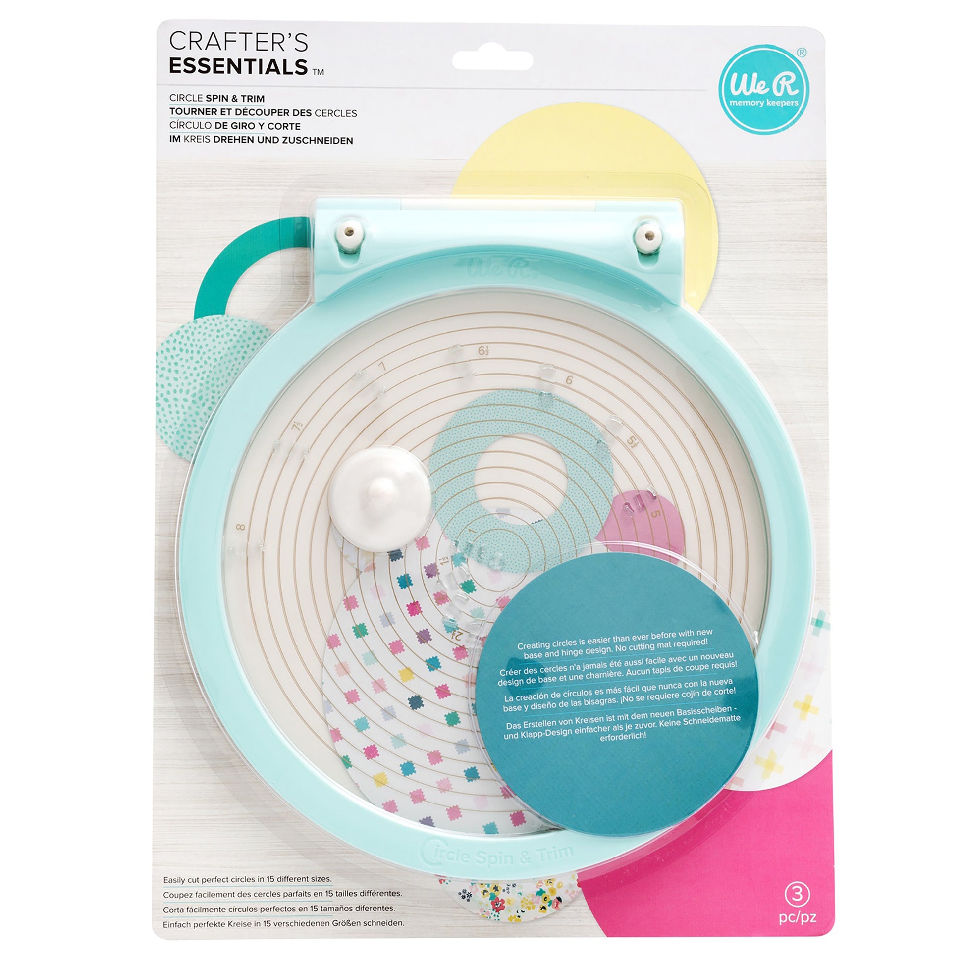 We R Makers Circle Spin & Trim Tool