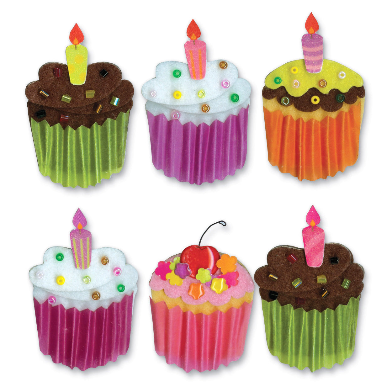 Jolee's Boutique Cupcakes Dimensional Sticker Set