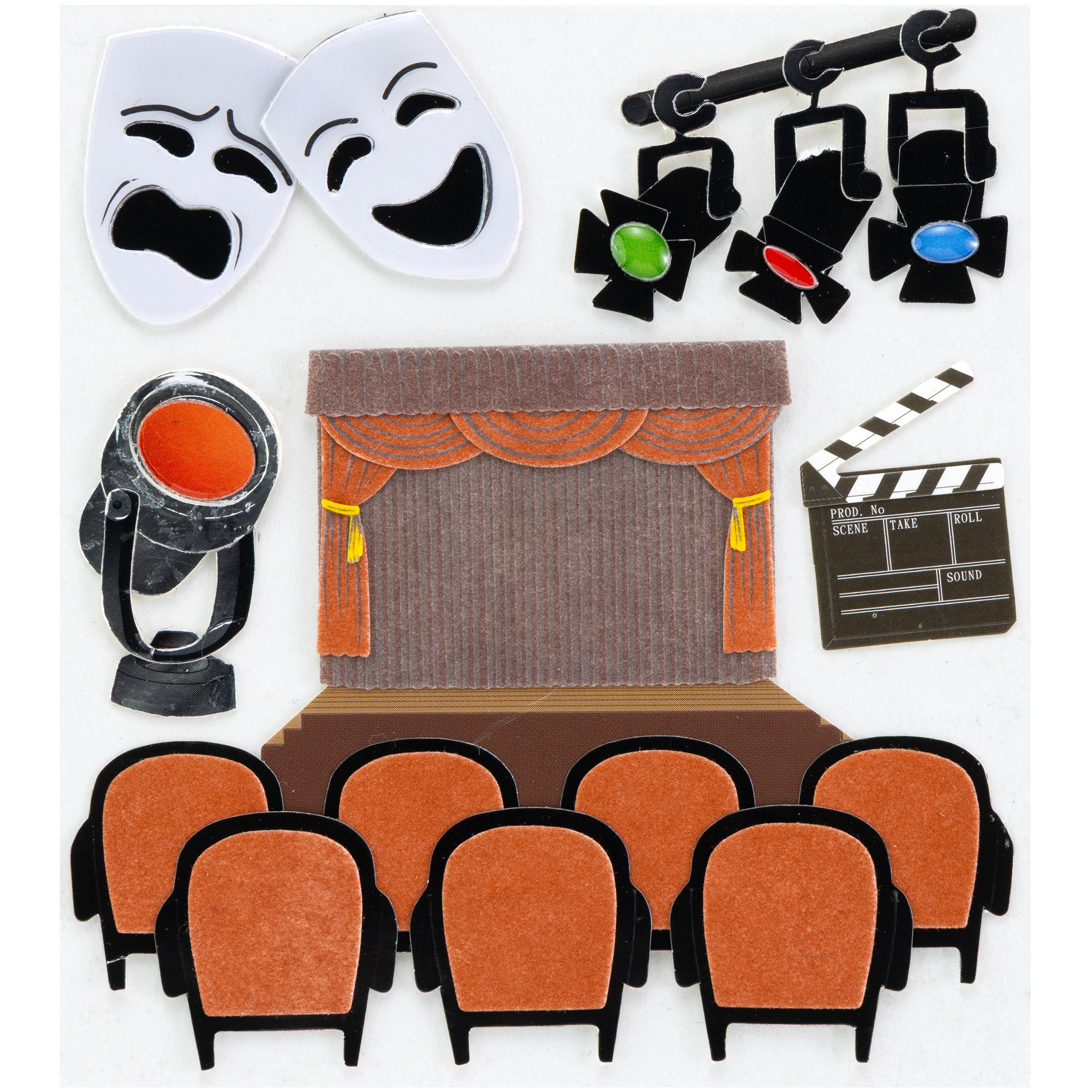 Jolee's Boutique Drama Dimensional Sticker Set