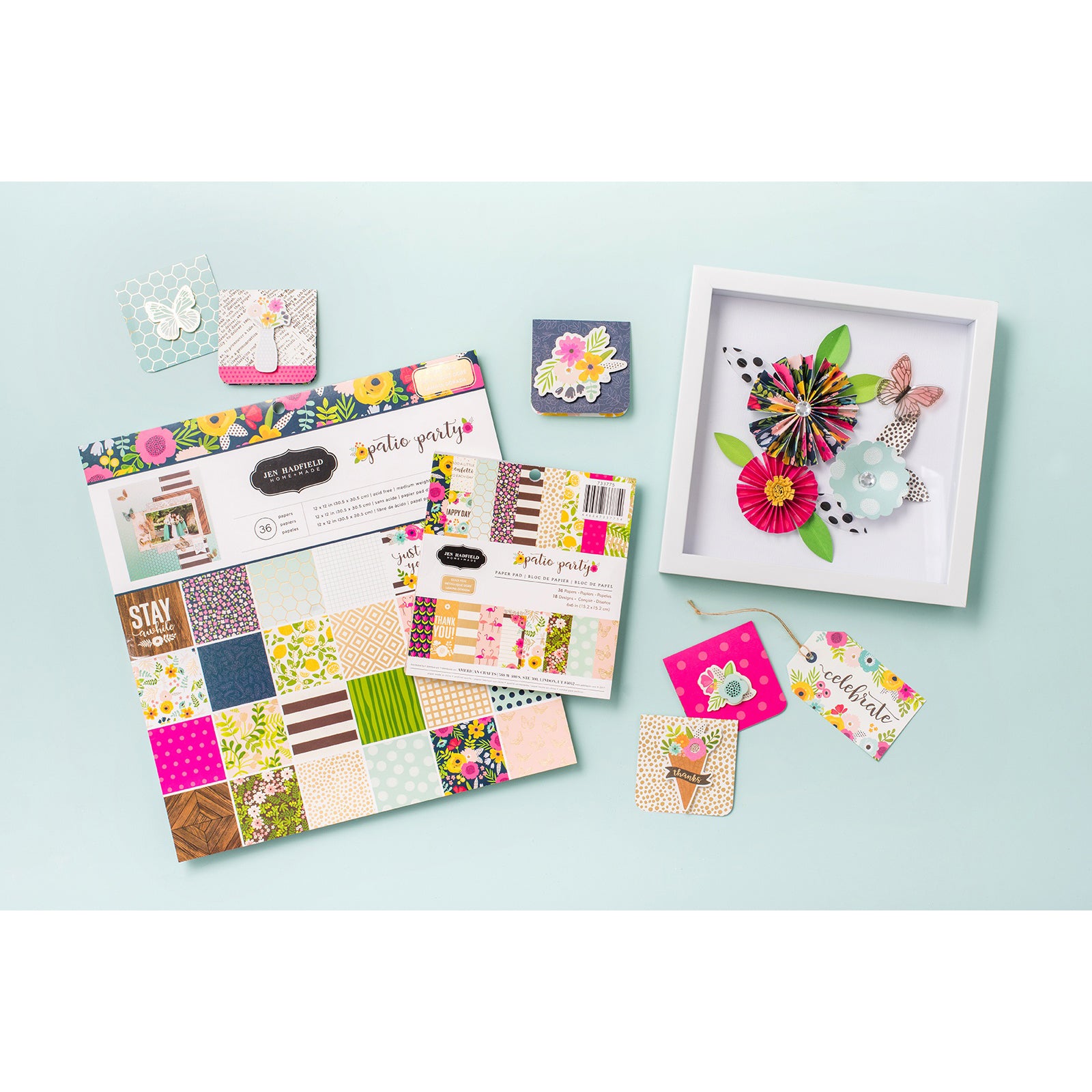Pebbles Patio Party Single-Sided 6x6" Paper Pad
