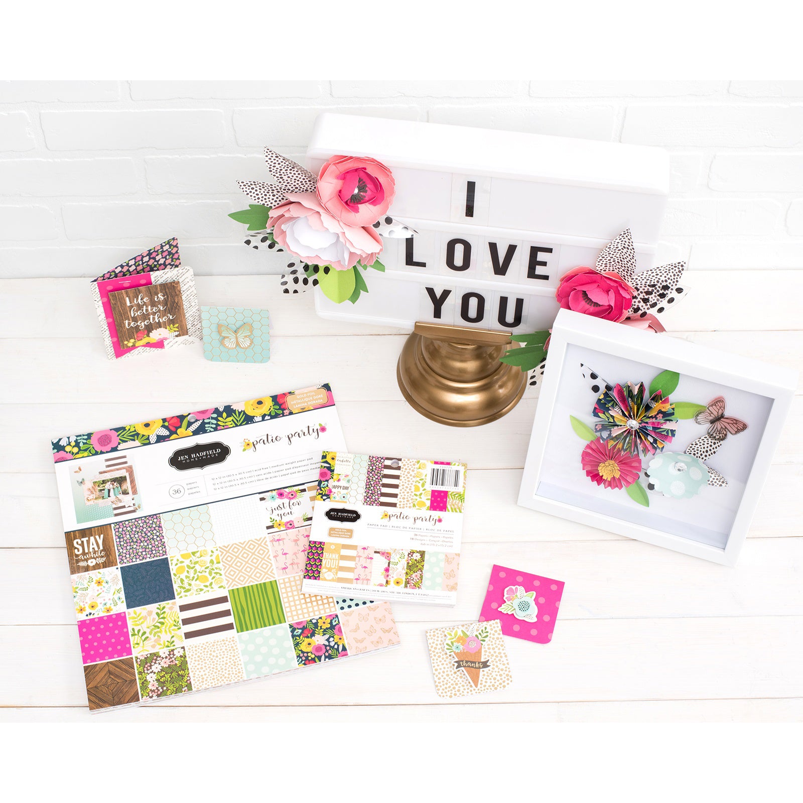 Pebbles Patio Party Single-Sided 6x6" Paper Pad
