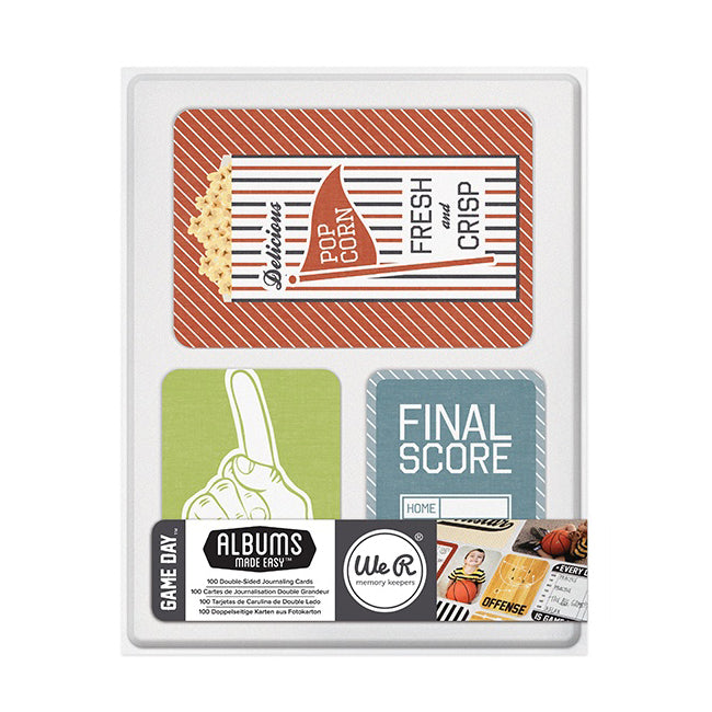 Game Day Albums Made Easy Journaling Cards - 100 Pack