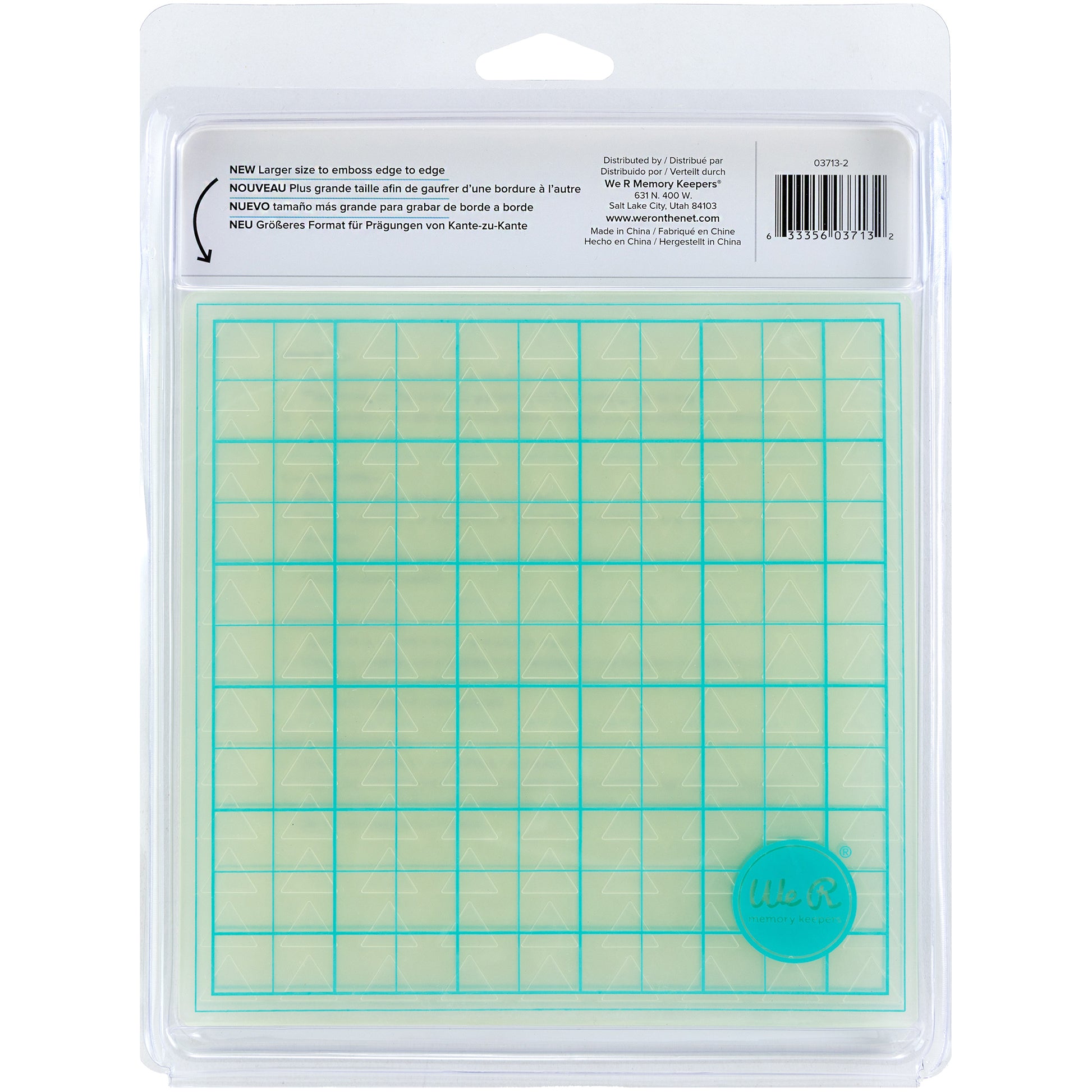 Goosebumpz 6"X6" Embossing Folder Set - Triangle