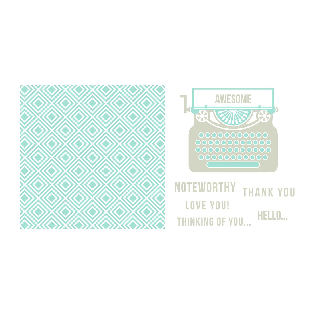 Lifestyle Letterpress Plates - Assorted Styles