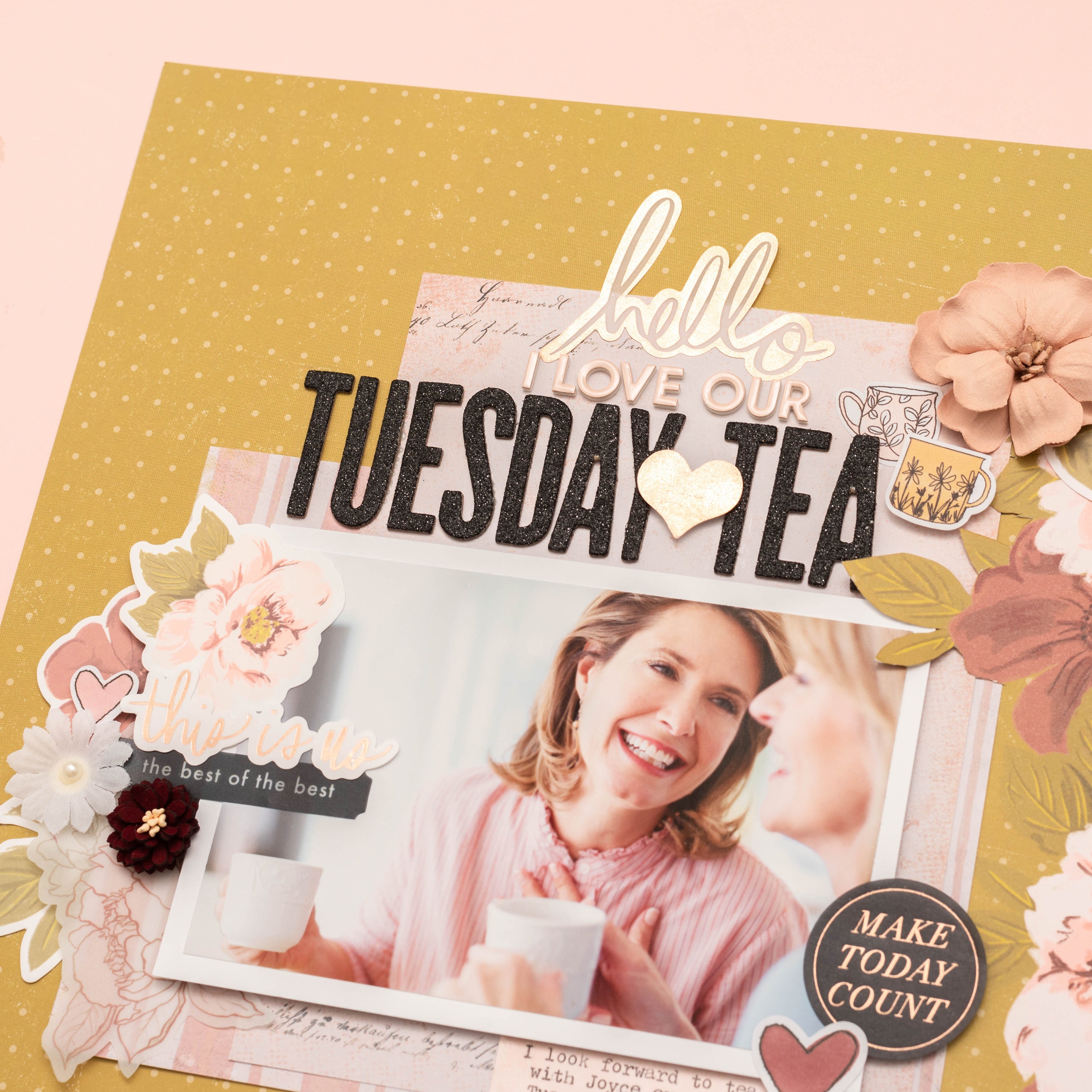 American Crafts Chipboard Alphabet Stickers - Shoe Box - Black Glitter, 103 Pieces