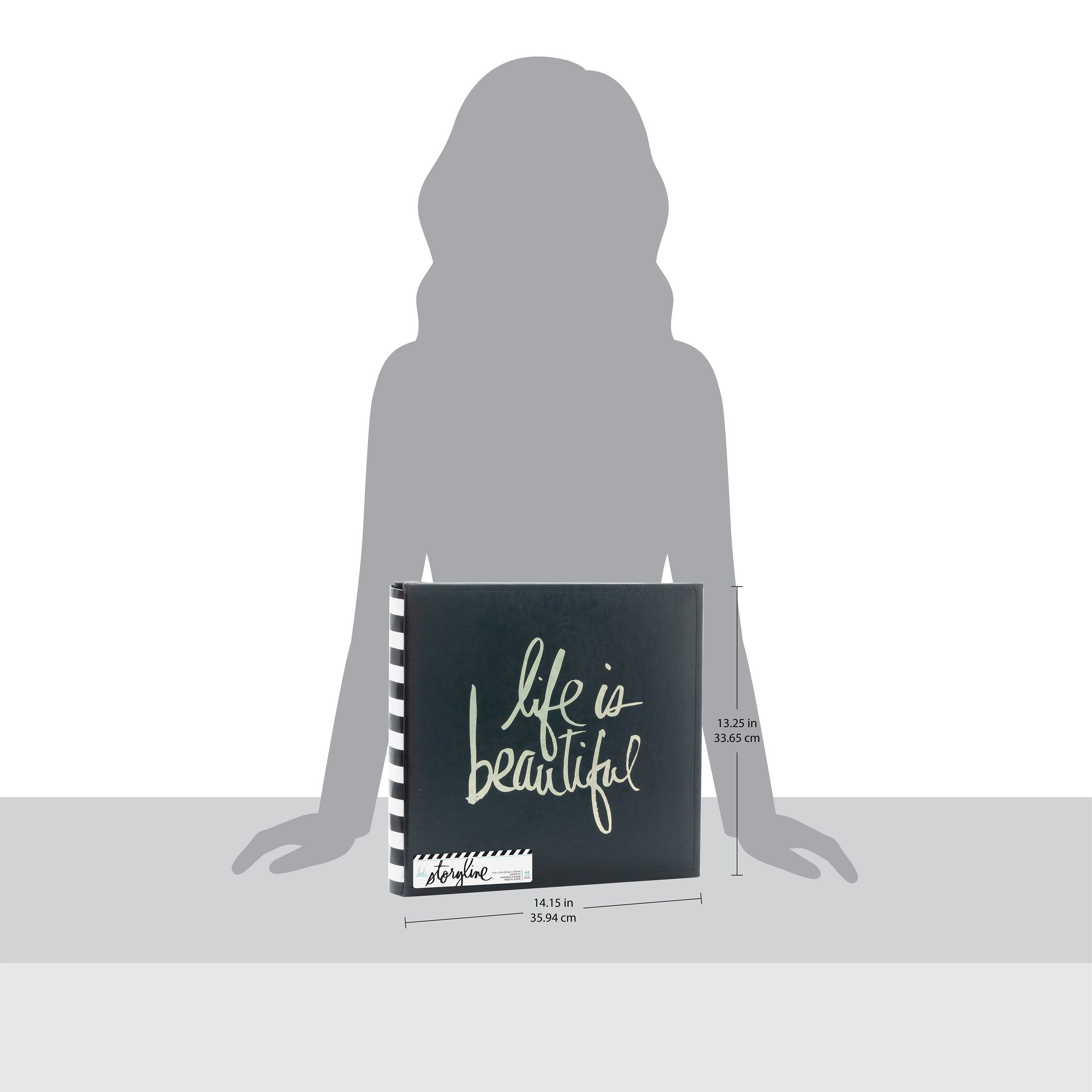 Heidi Swapp Storyline2 Post Bound 12x12" Album - Gold Life