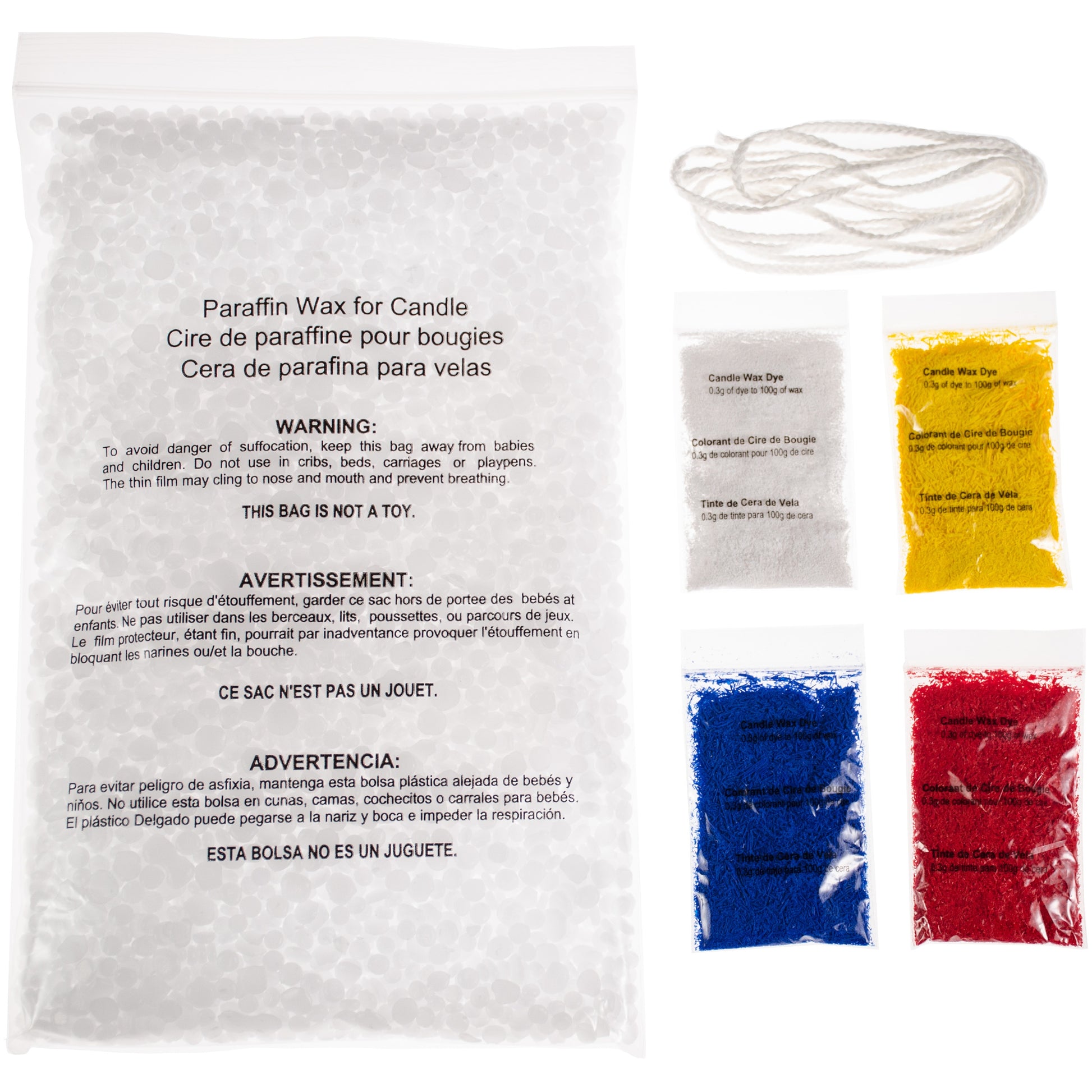 We R Makers Wick Candle Wax & Wick Bundle