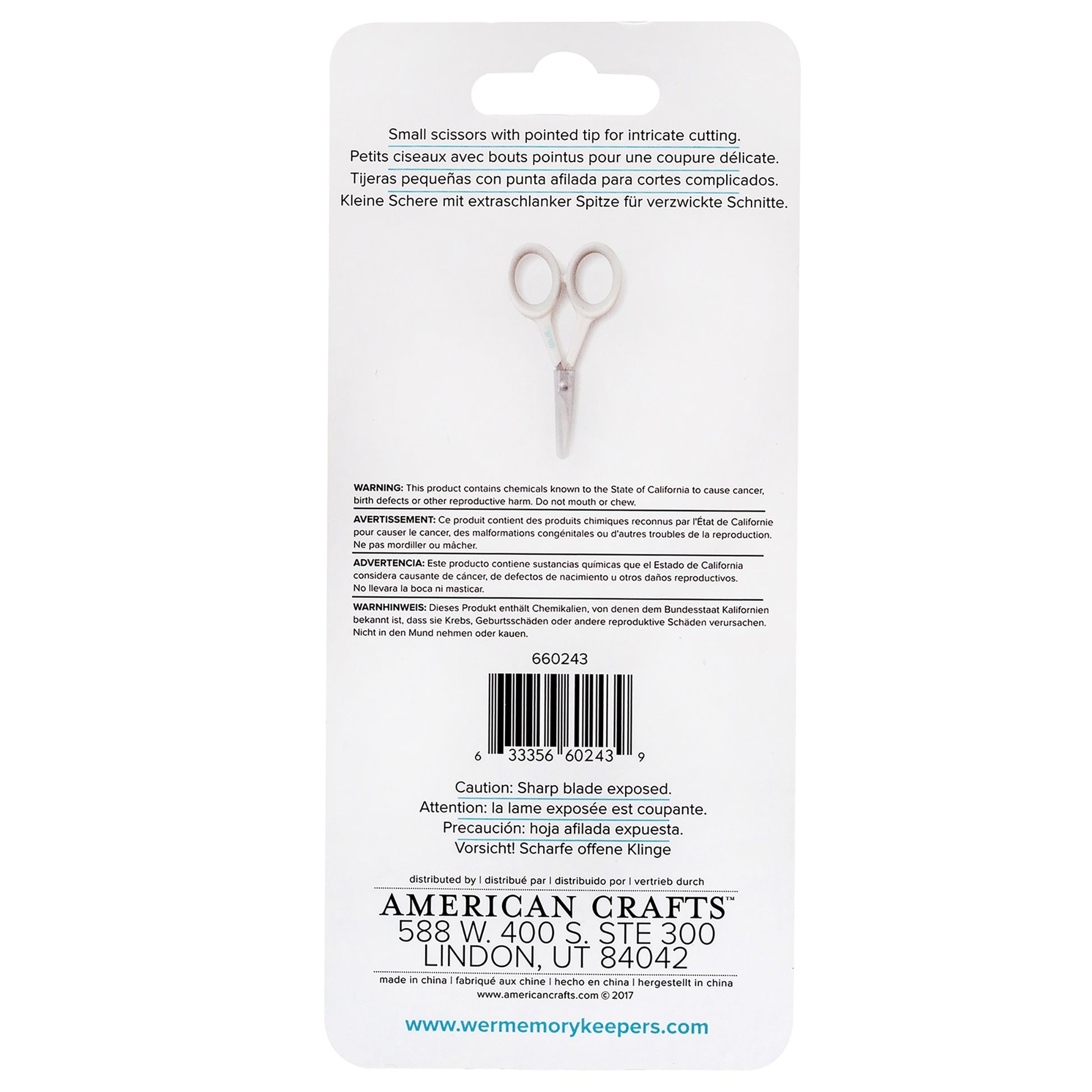 We R Makers Detail Scissors-White