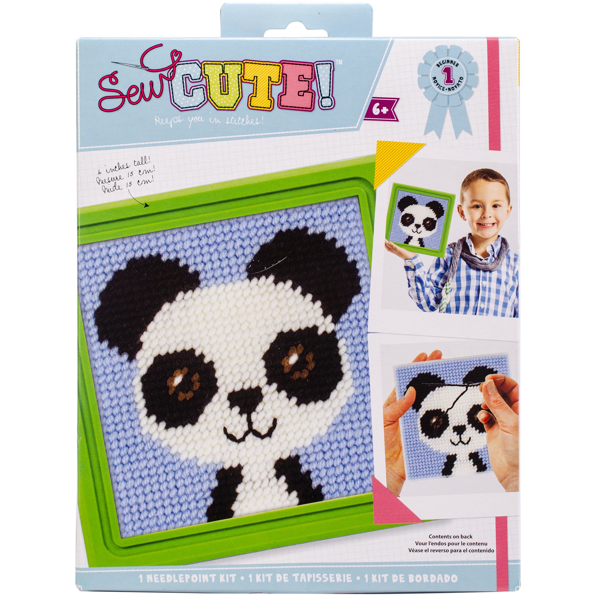 Sew Cute! Needlepoint Paul Panda Kit