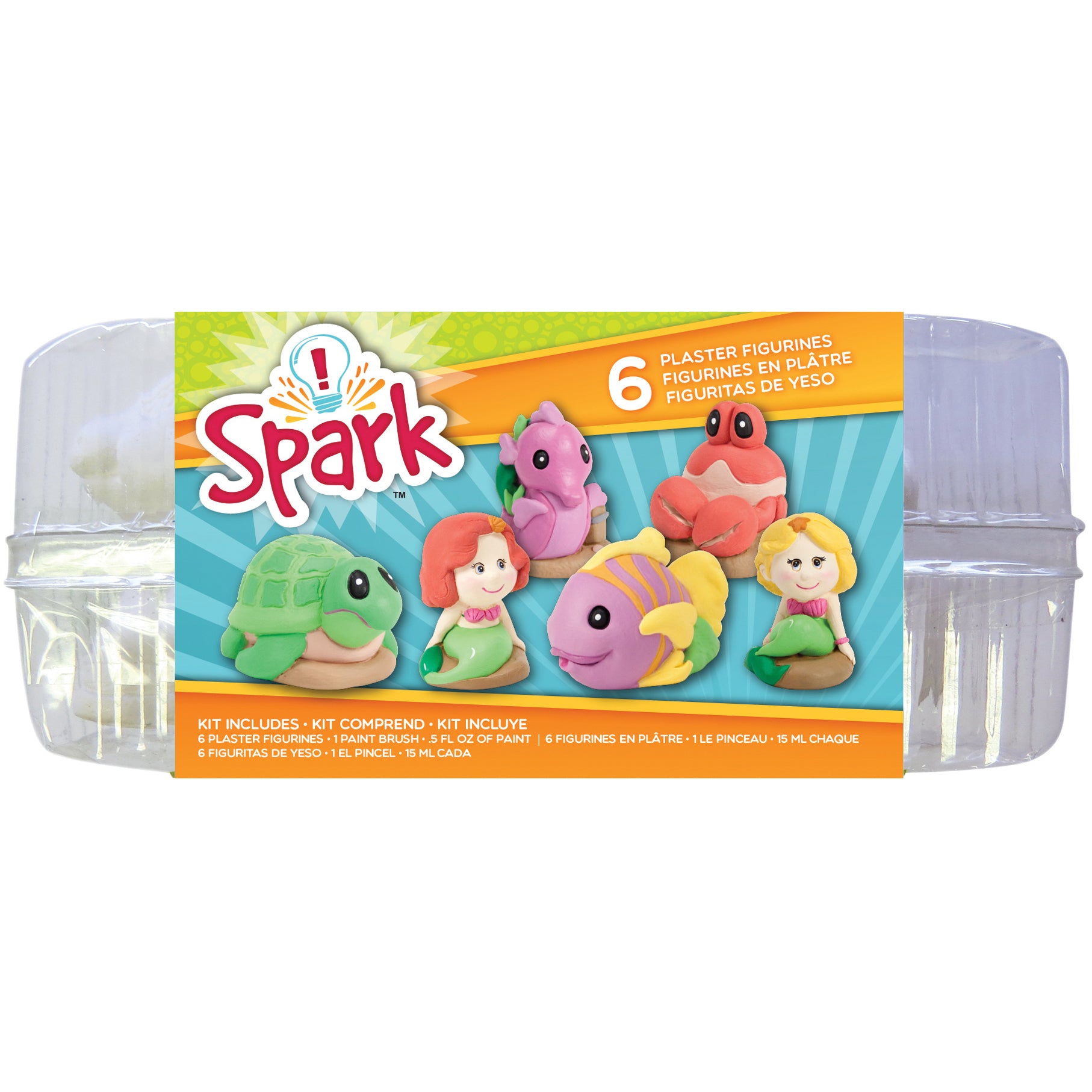 Spark Plaster Paint Your Own Mermaids Kit - Makes 6