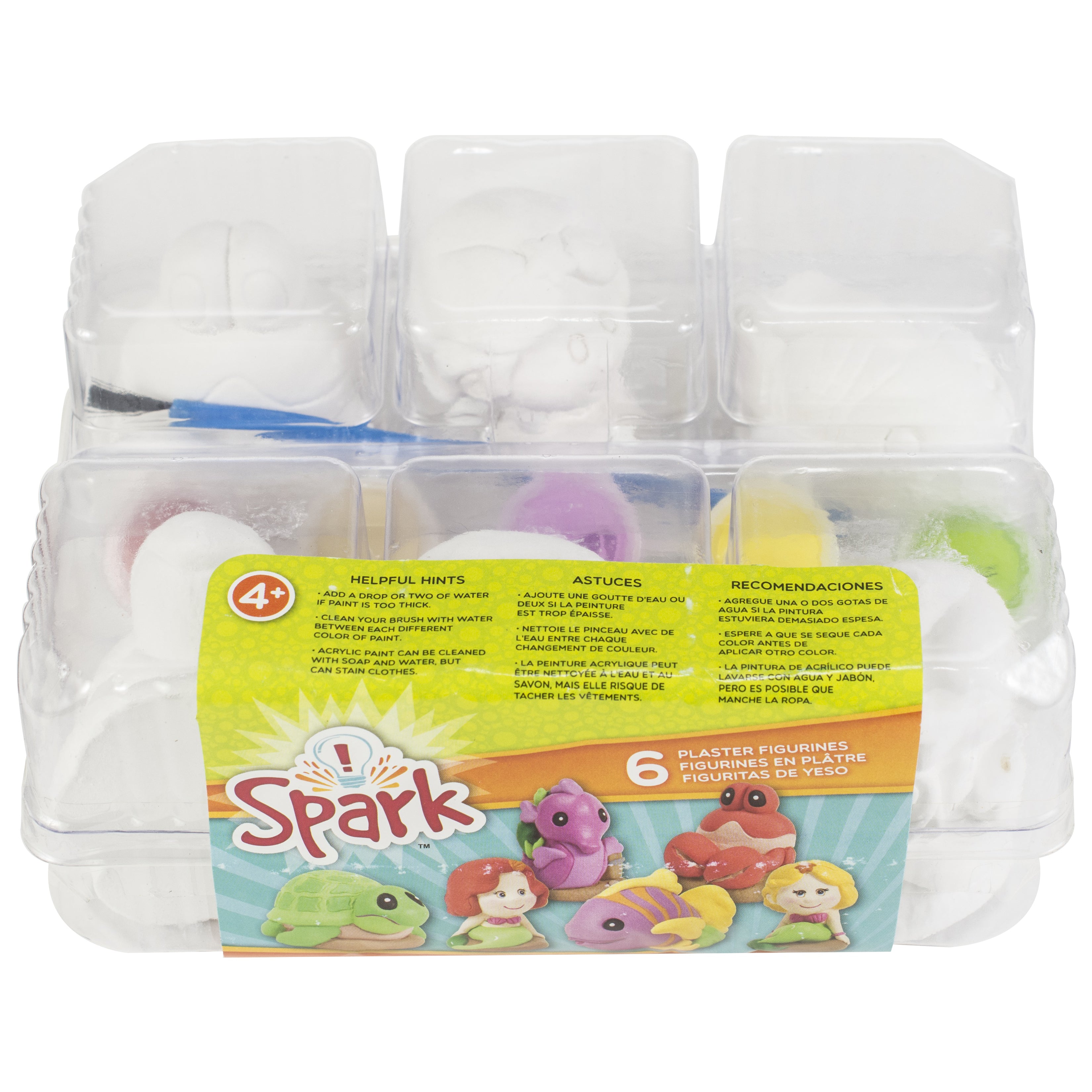 Spark Plaster Paint Your Own Mermaids Kit - Makes 6