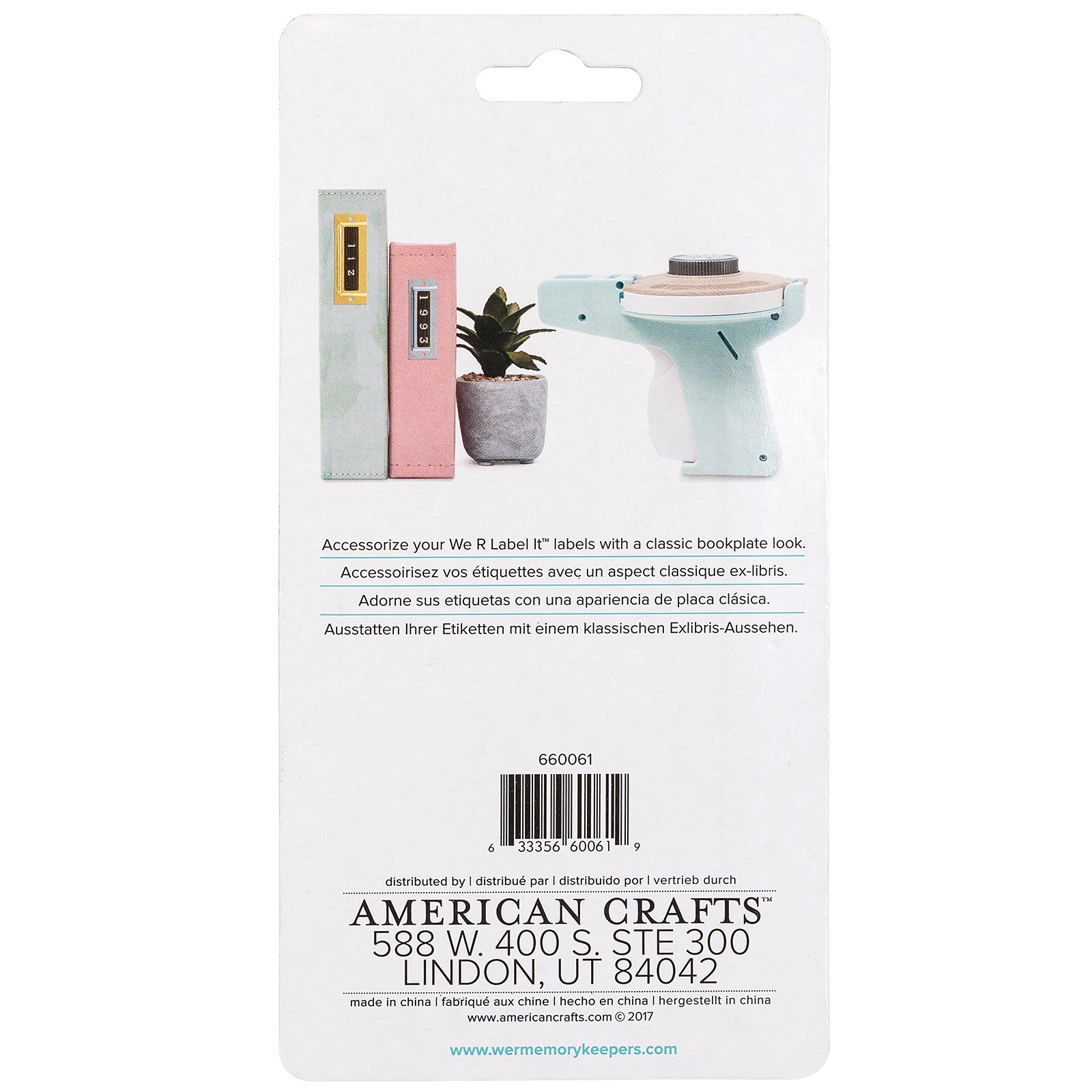We R Makers LabelIT Silver & Gold 0.75" Bookplates Set