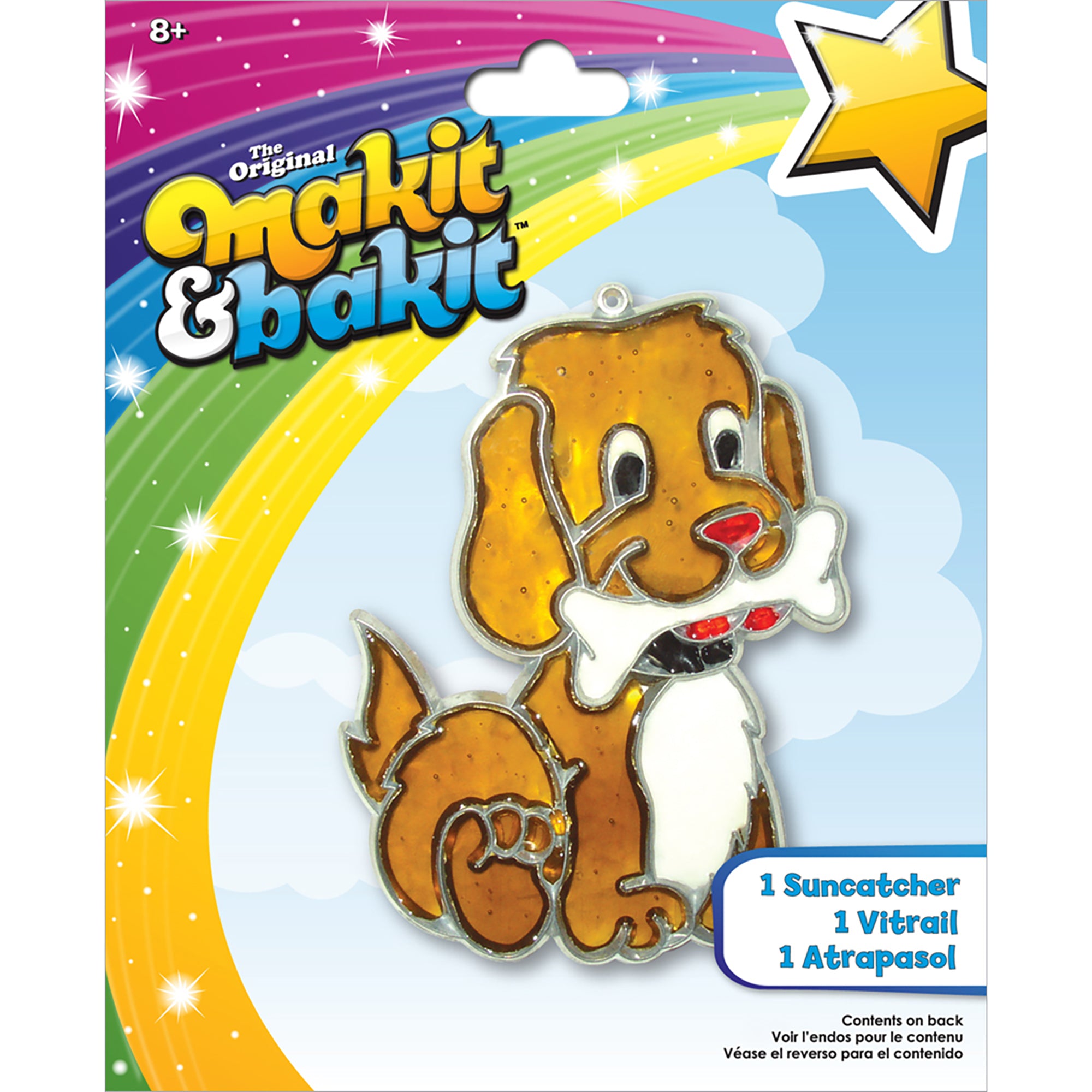Makit & Bakit Dog with Bone Suncatcher Kit