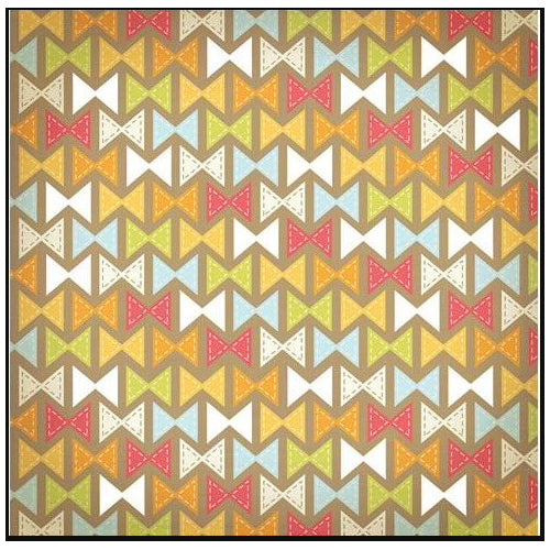 Bow Tie Twirl 12x12" Die-Cut Cardstock - 25 sheets