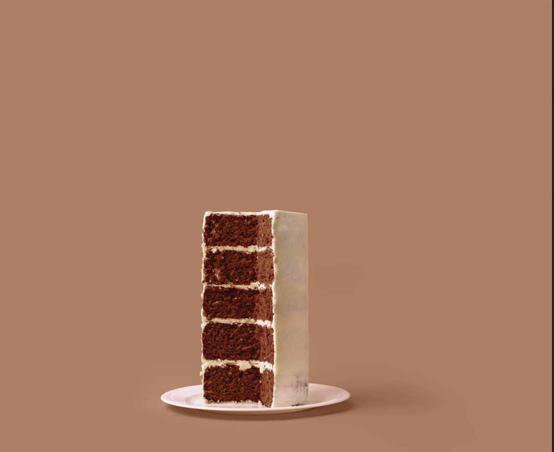 Lifestyle image of Sweetshop Chocolate Cake with white icing