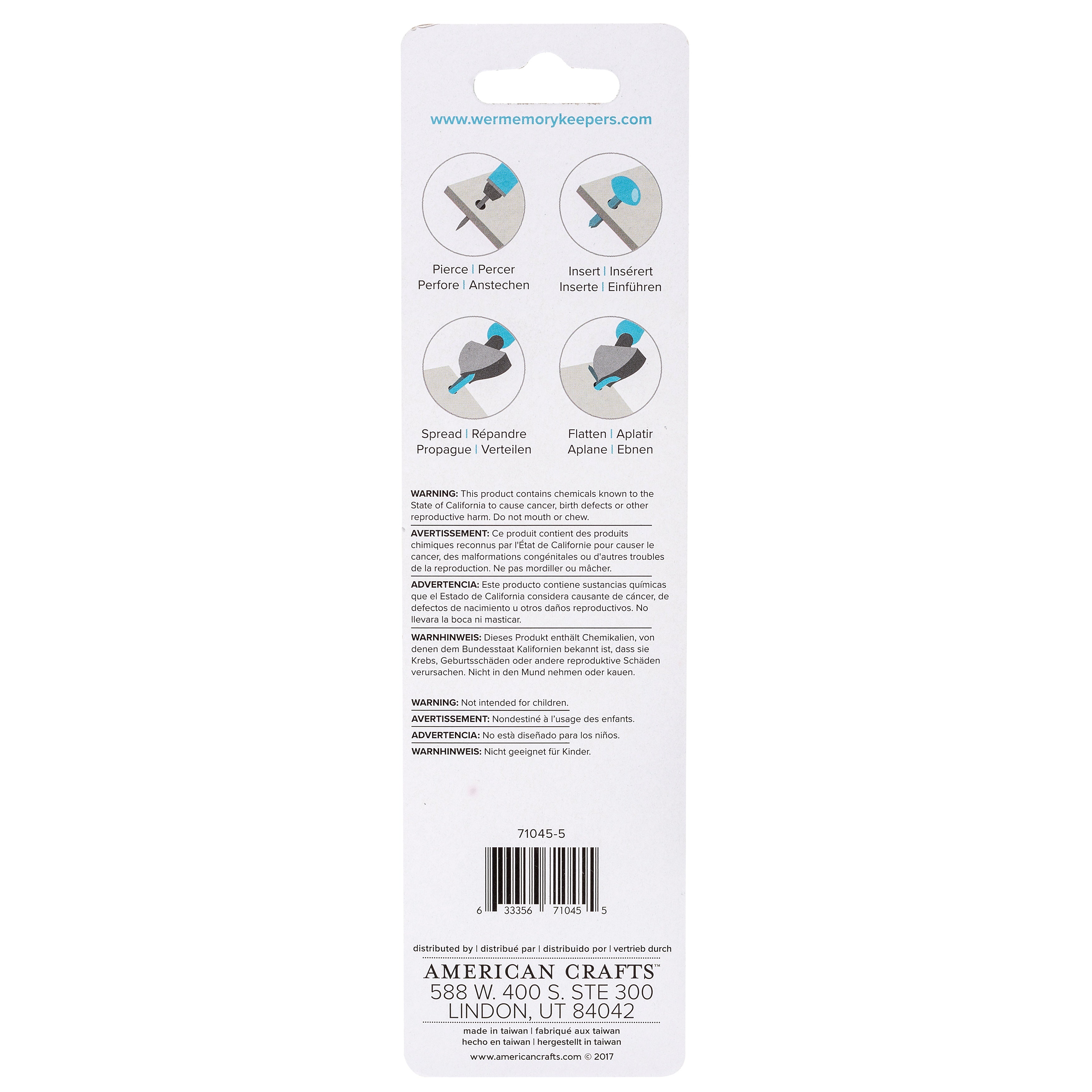 Brad Setter & Piercing Tool-White