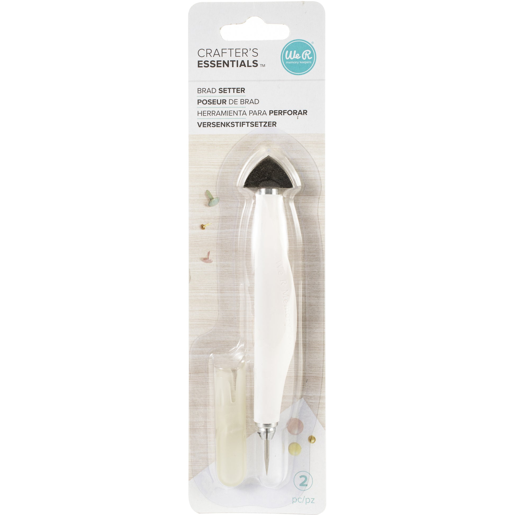 Brad Setter & Piercing Tool-White
