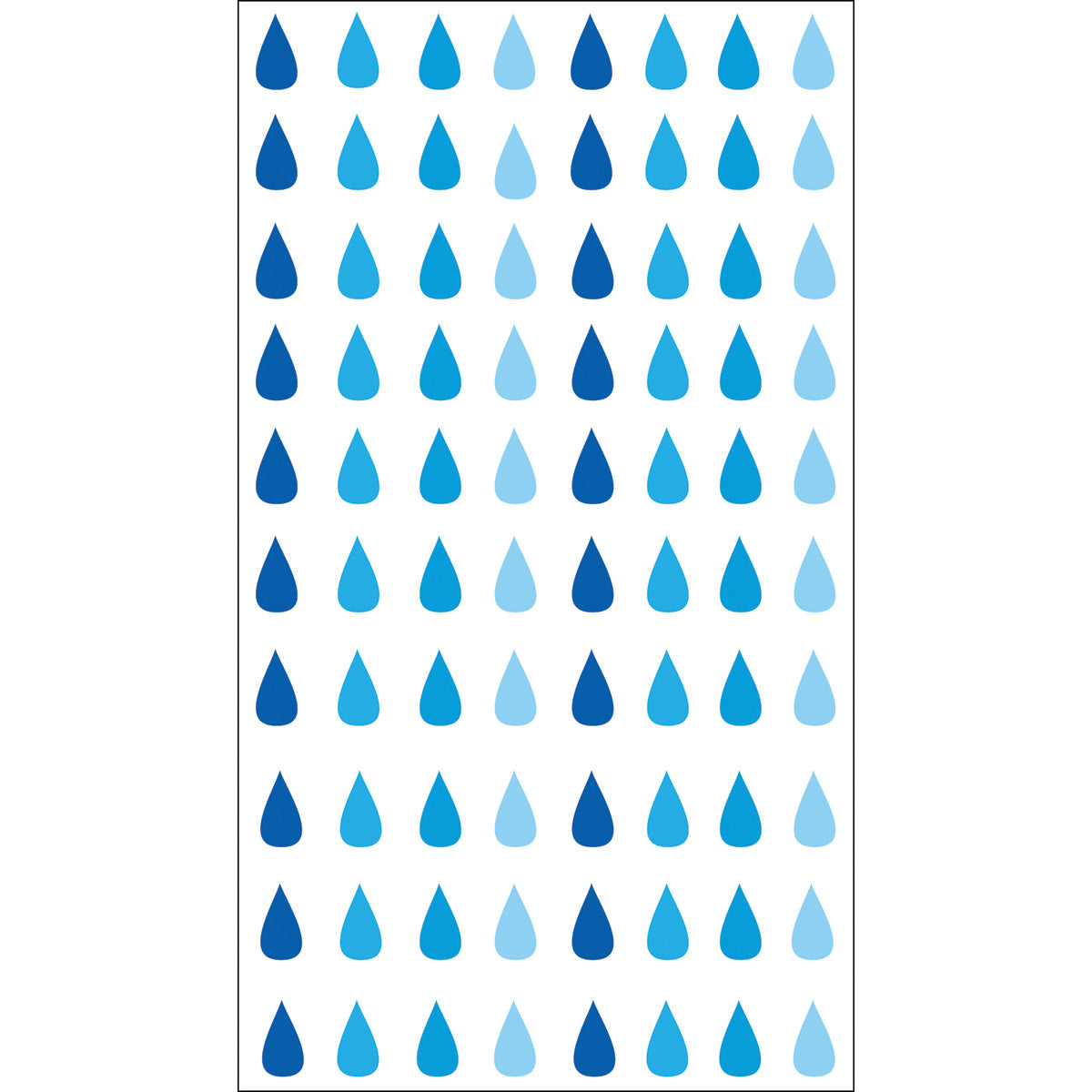 Sticko Dimensional Stickers-Raindrops