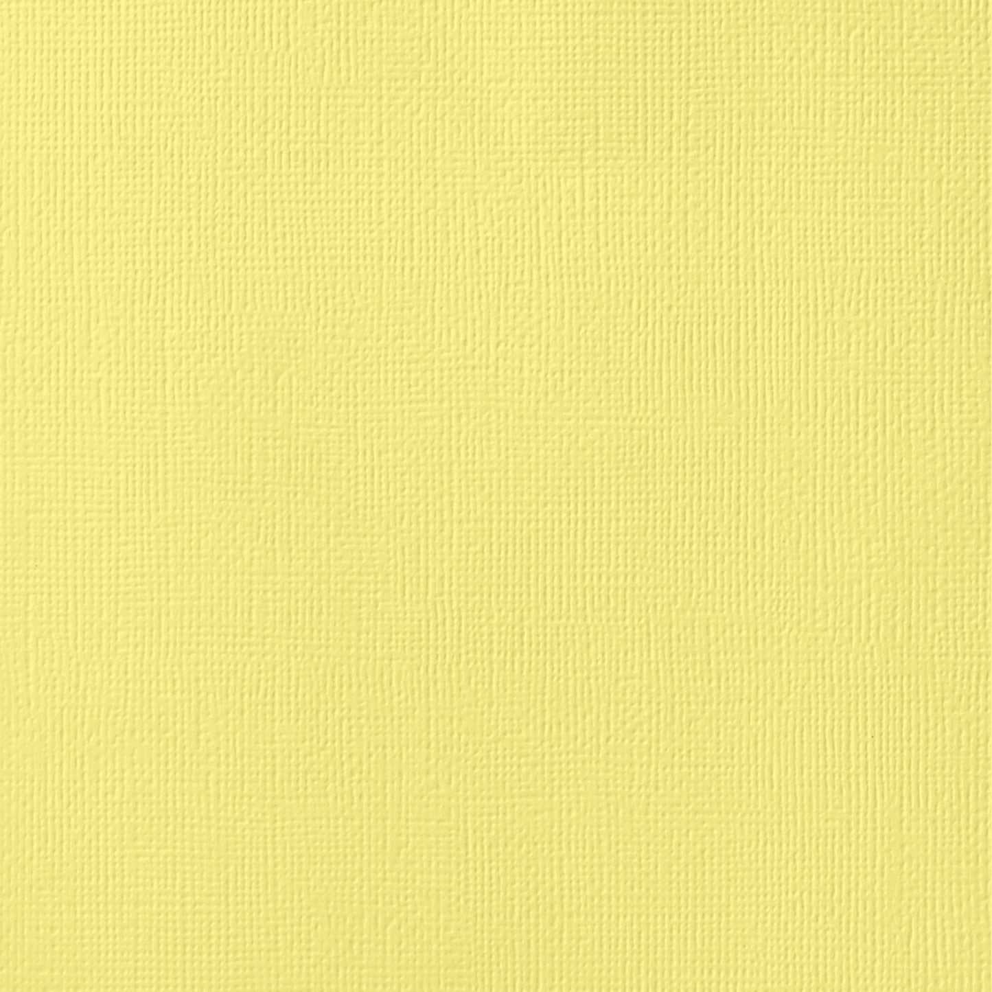 American Crafts Textured Cardstock 12"X12"-Canary