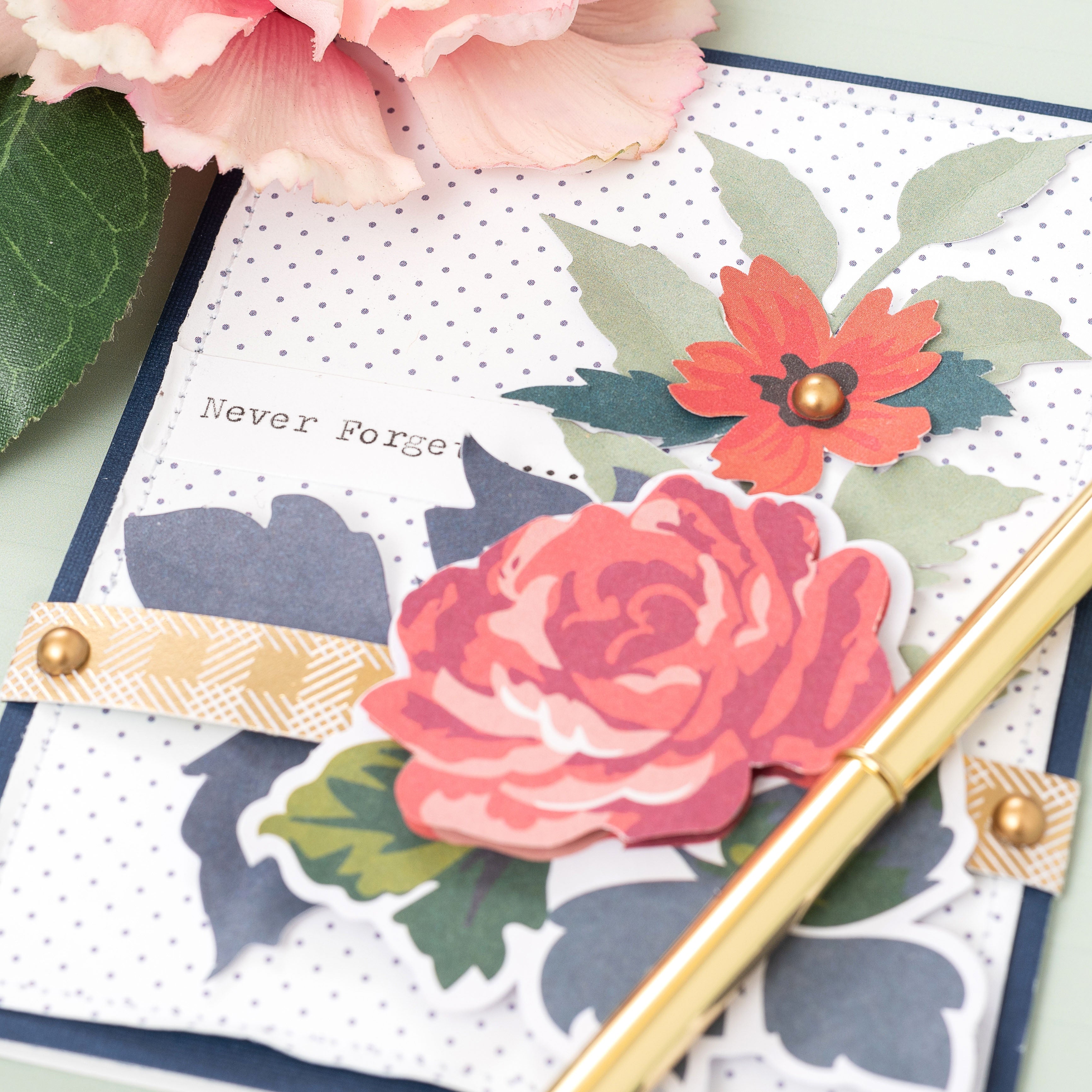 DCWV Double-Sided 12x12" Cardstock Stack - Die-Cut Shapes