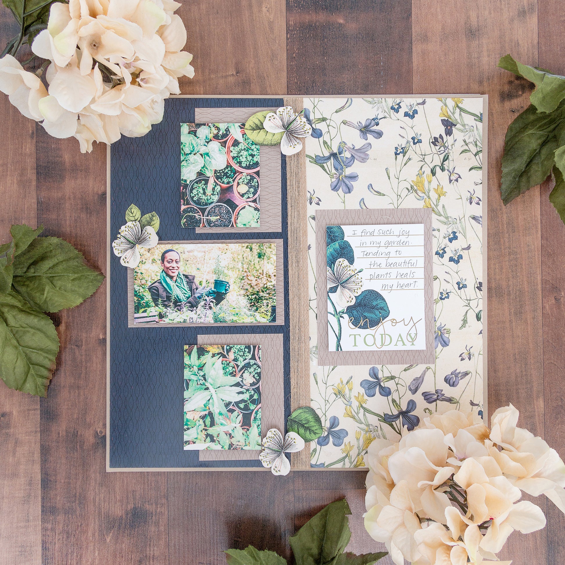 DCWV Double-Sided 12x12" Cardstock Stack - Botanical Beauty
