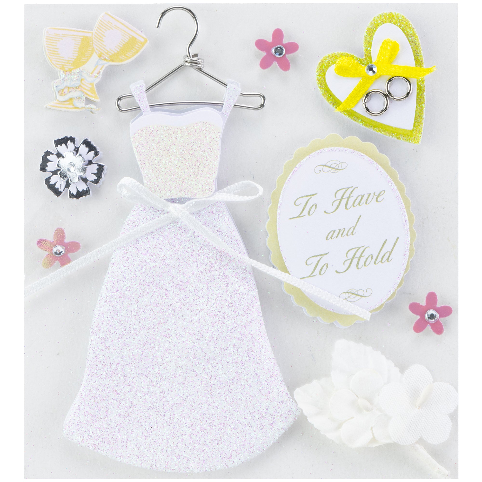 K&Company Classic Wedding Dimensional Stickers, 9 pcs