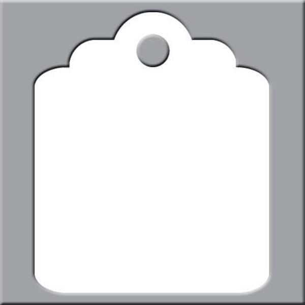 Crop-A-Dile III Main Squeeze Die-Cutting Plate - Square Tag