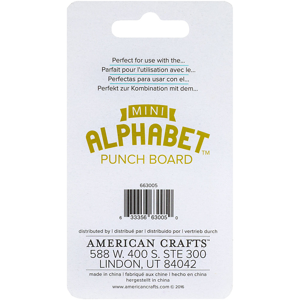 Mini Alphabet Punch Board Blade Refill 2 pack