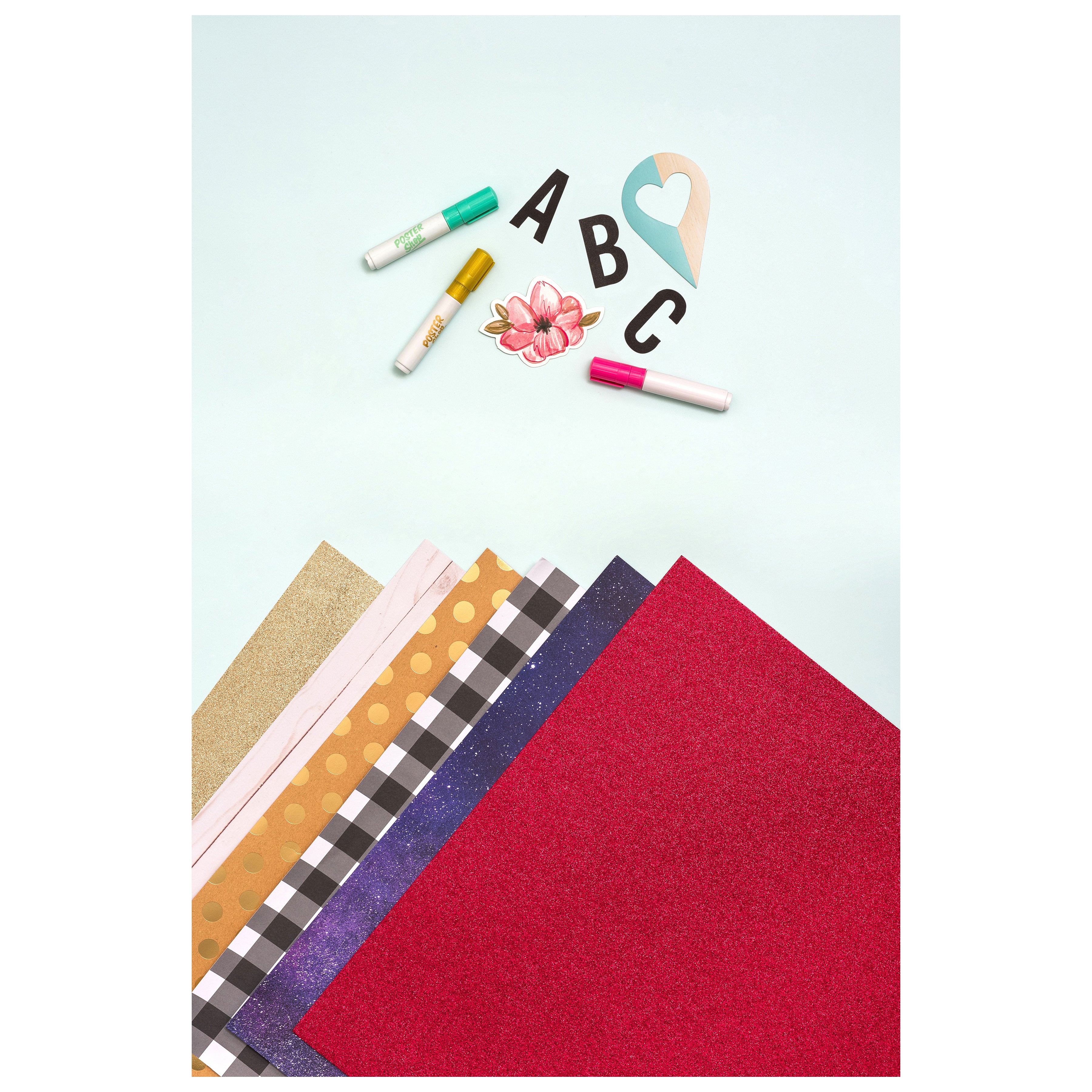 American Crafts Poster Shop Cardstock Ephemera - Floral