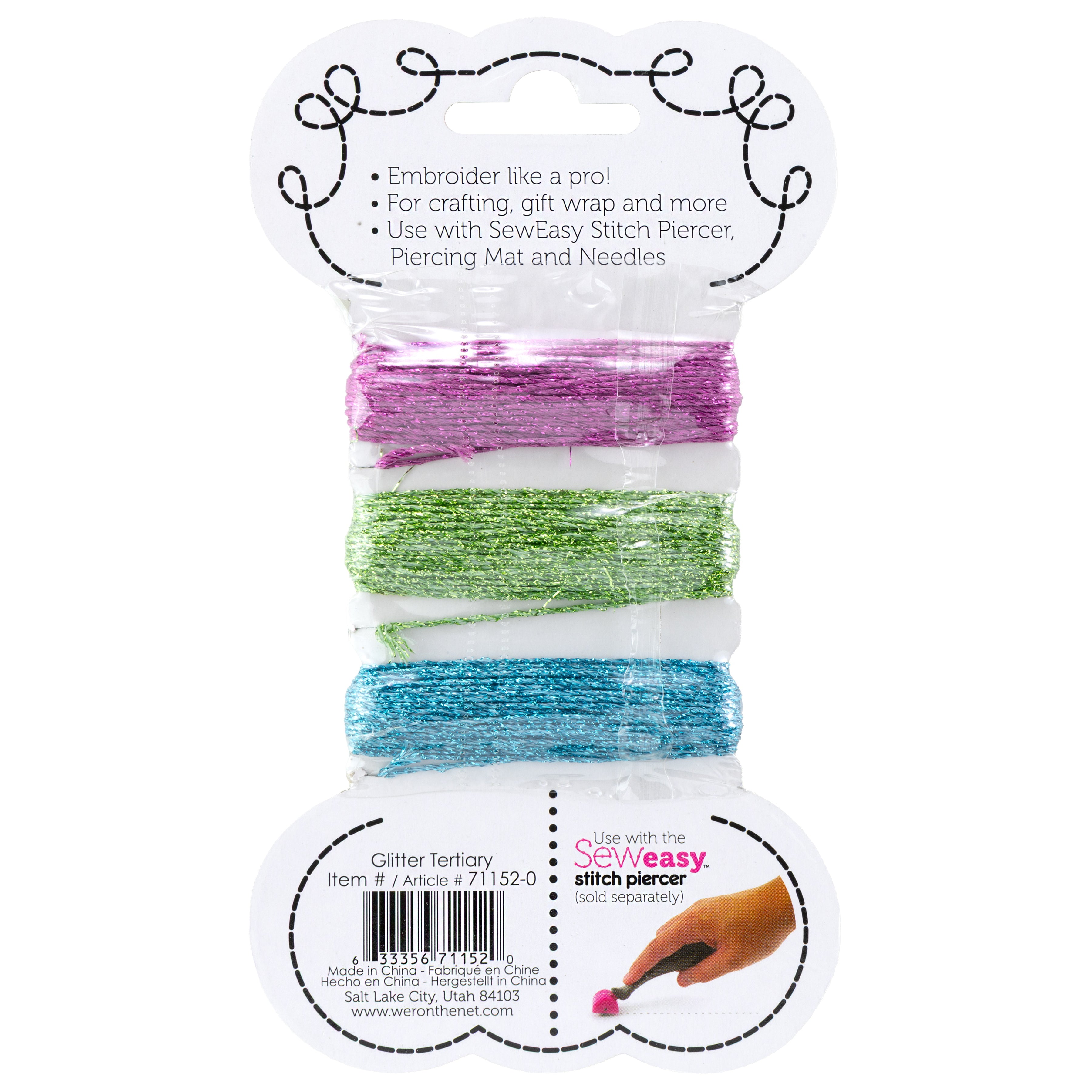Sew Easy Glitter Floss Sets - Assorted Styles