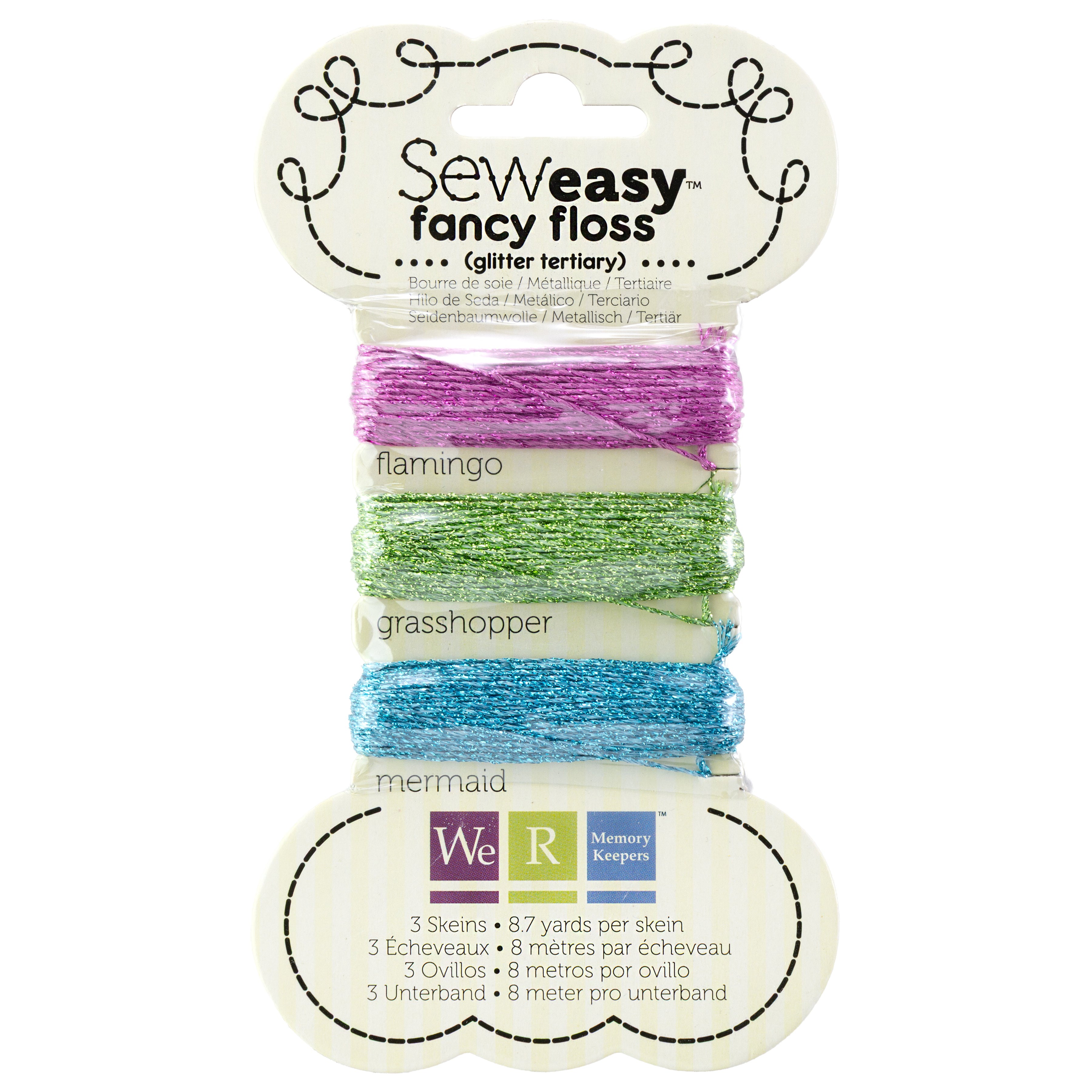 Sew Easy Glitter Floss Sets - Assorted Styles
