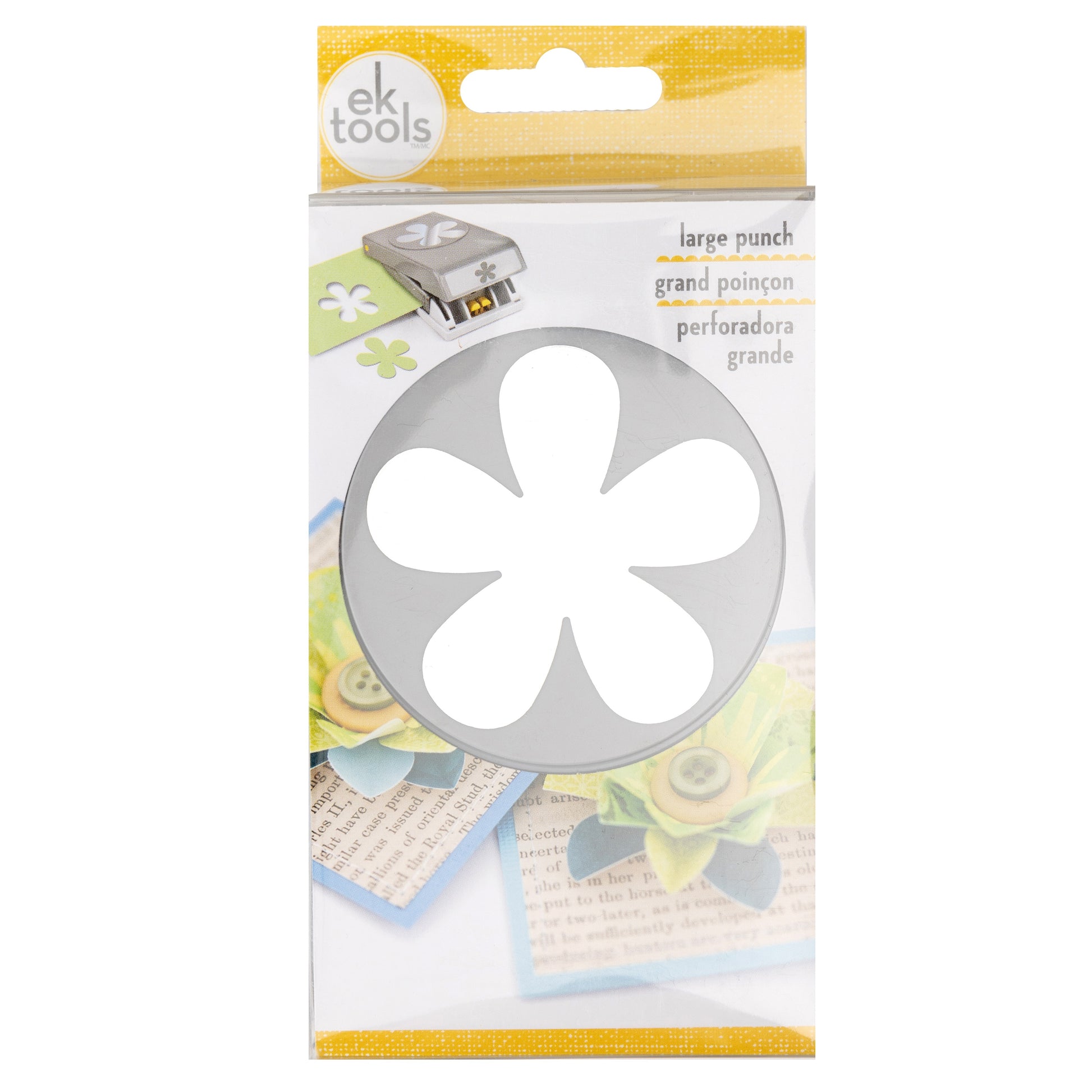 EK Success Large 2" Retro Flower Punch
