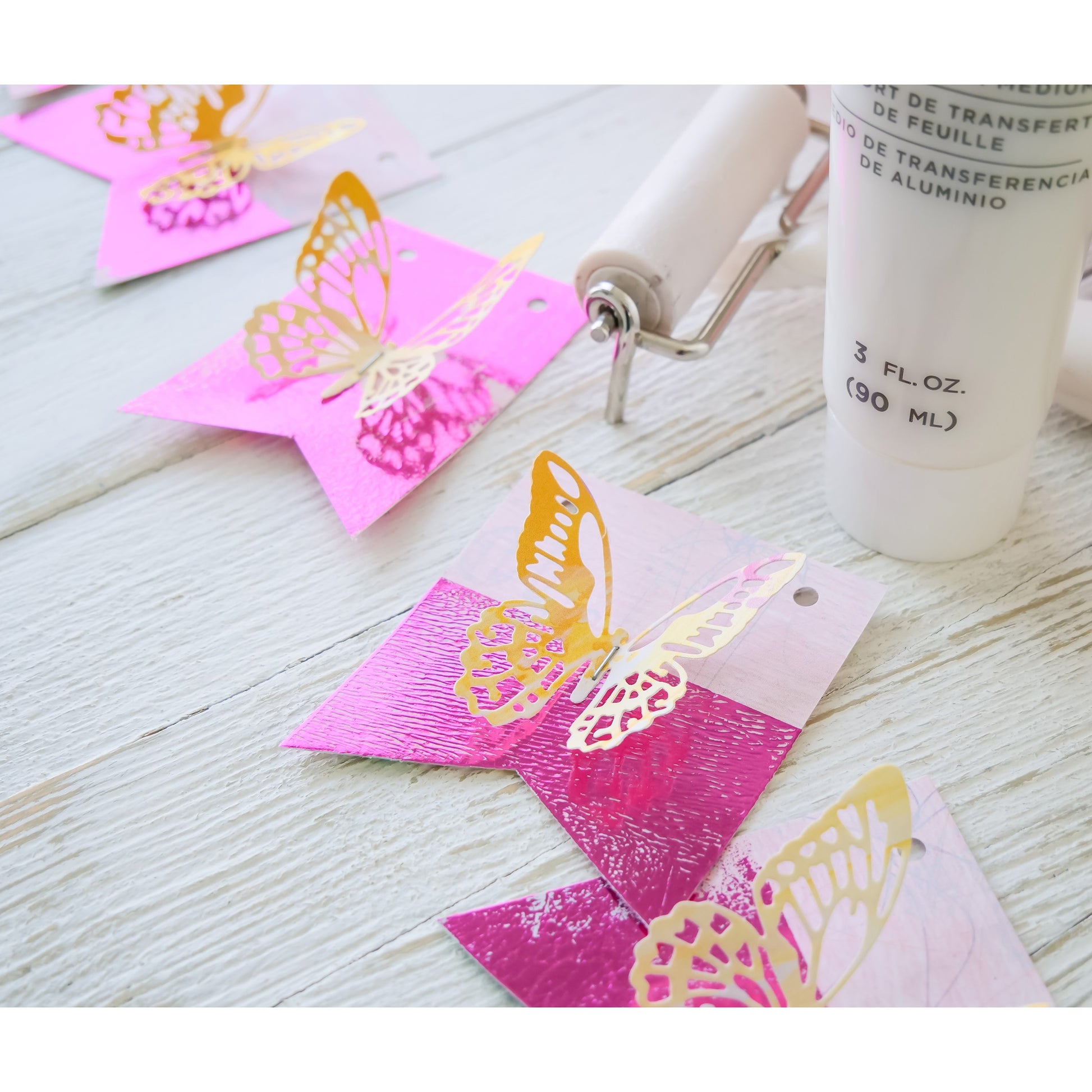 Heidi Swapp Minc 6 Inch Foil Applicator Machine Starter Kit - White and Gold