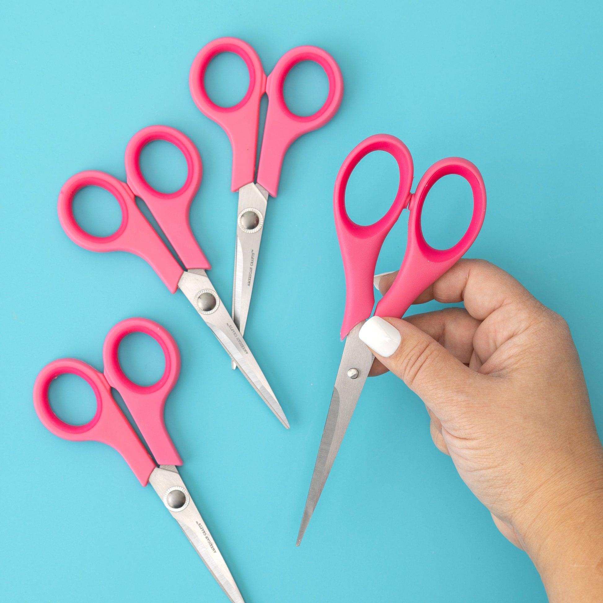 American Crafts Cutup Scissors Value Pack 4/Pkg-(2) 5" & (2) 7"