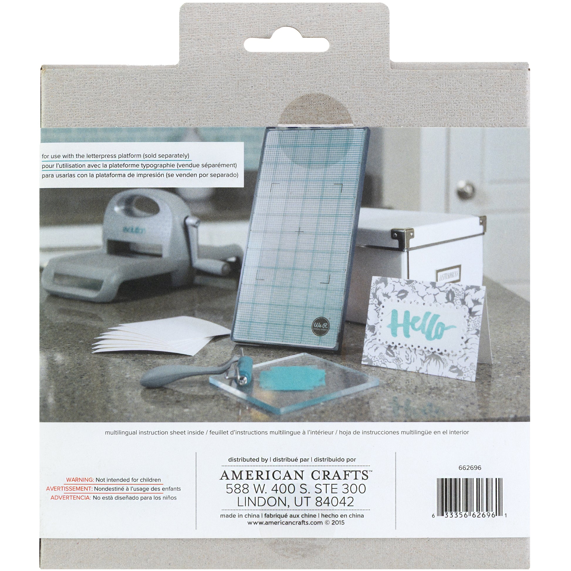 We R Letterpress Plates Set - Finder's Keepers by Amy Tangerine