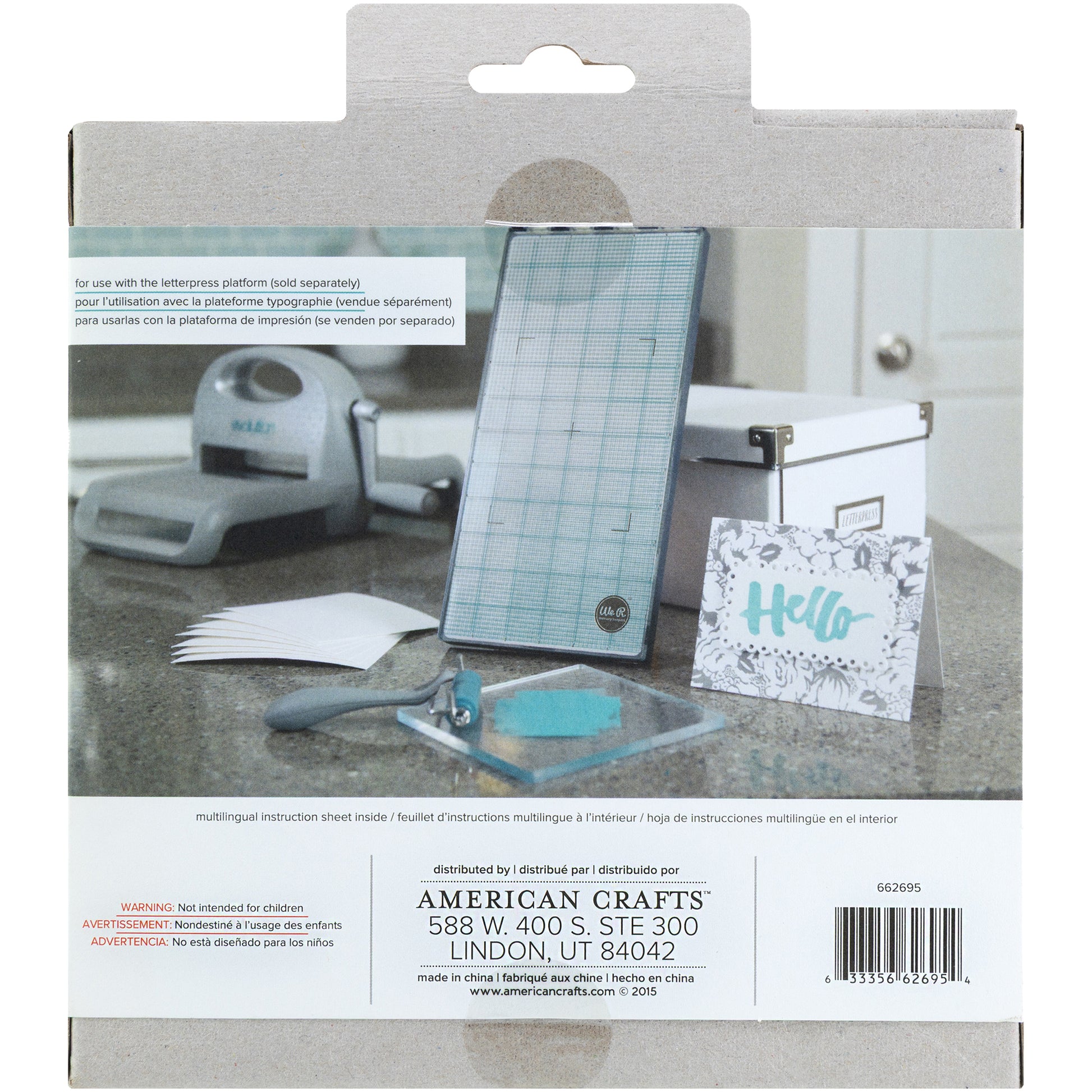 We R Letterpress Plates Set - Documentary by Dear Lizzy