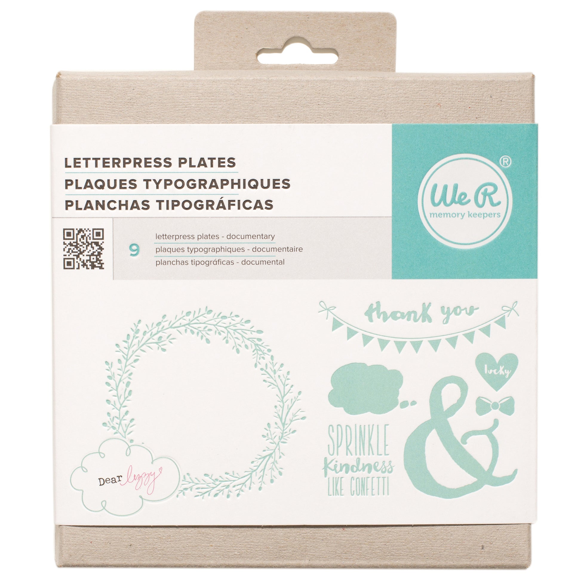 We R Letterpress Plates Set - Documentary by Dear Lizzy