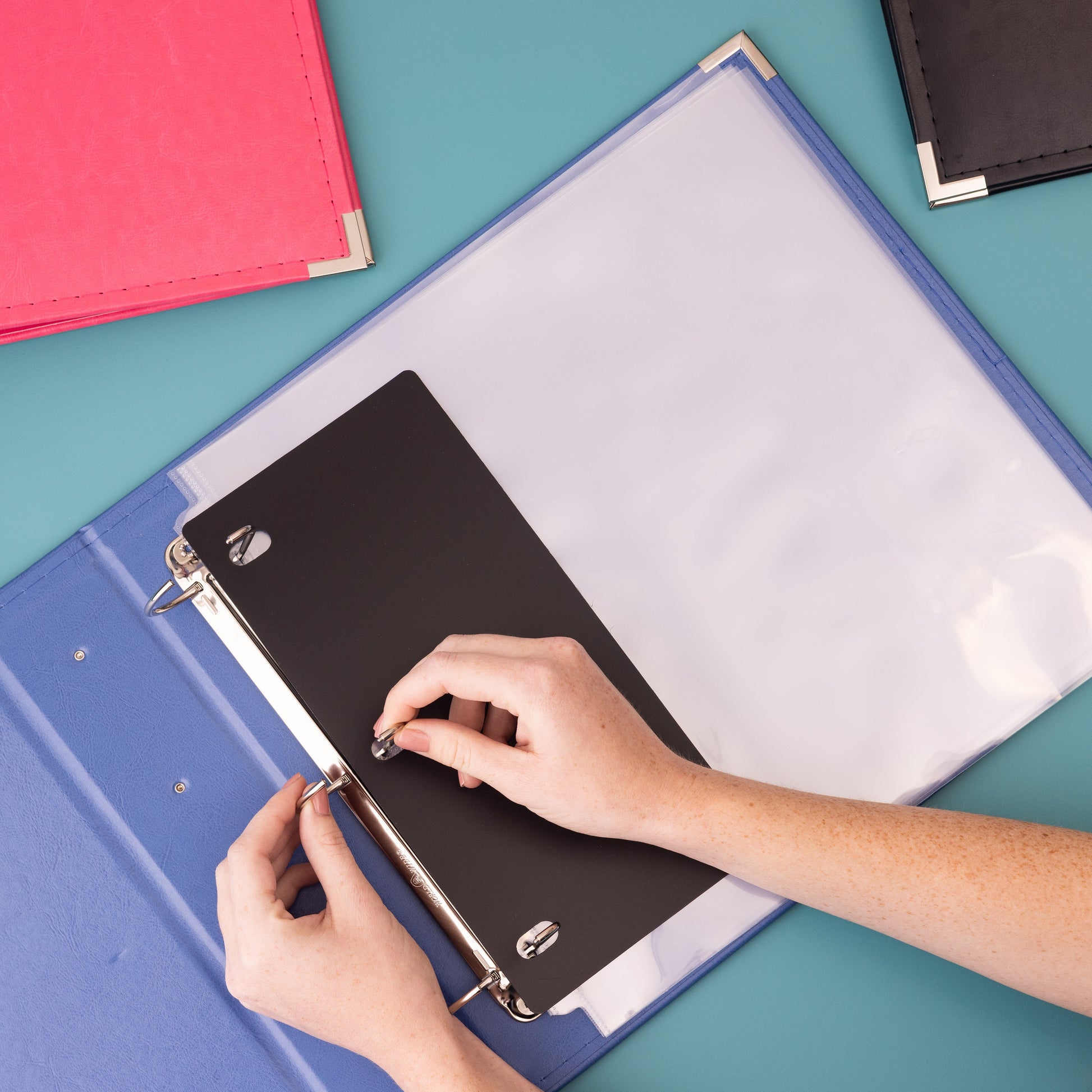 We R Makers 12x12" Faux Leather D-Ring Photo Album