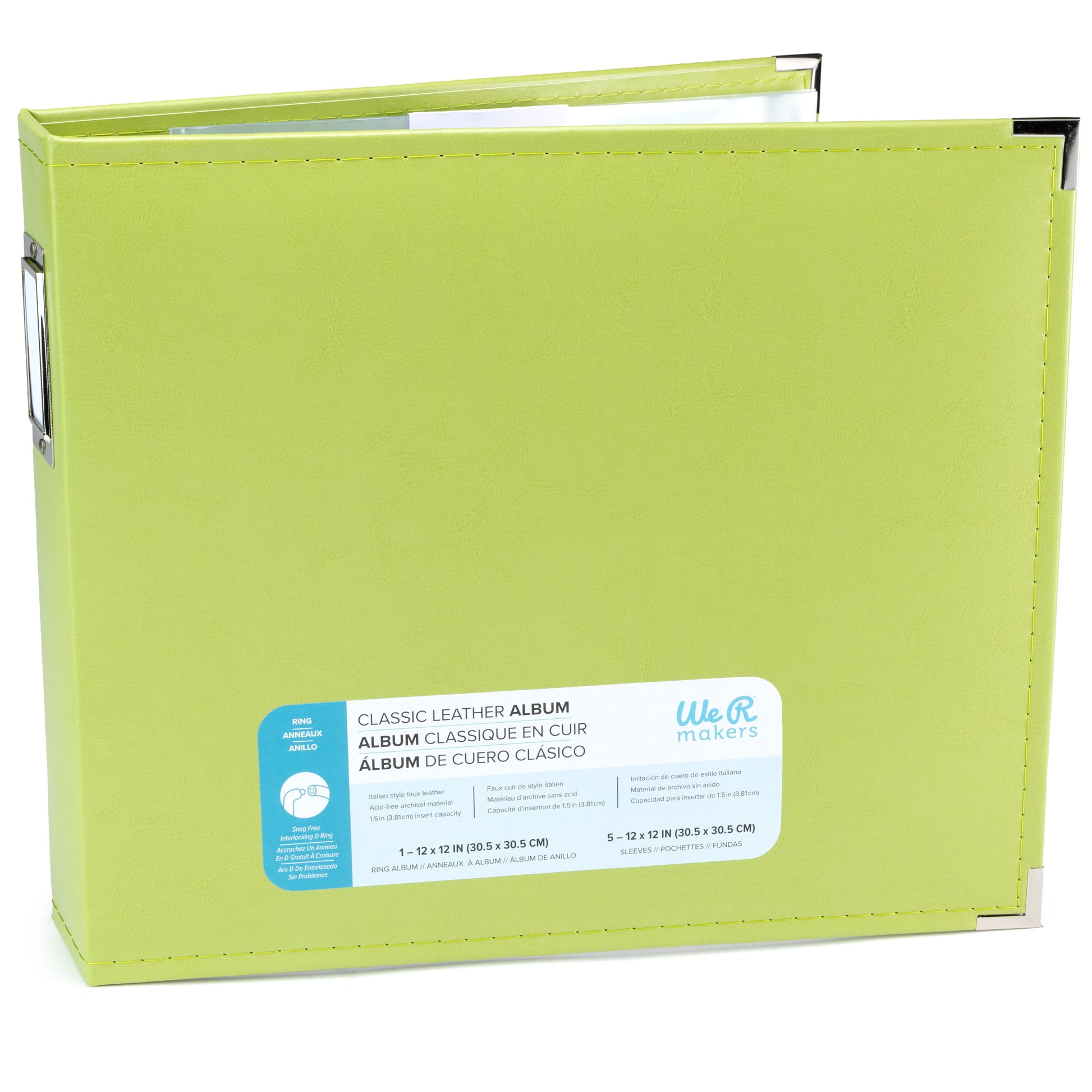 We R Makers 12x12" Faux Leather D-Ring Photo Album