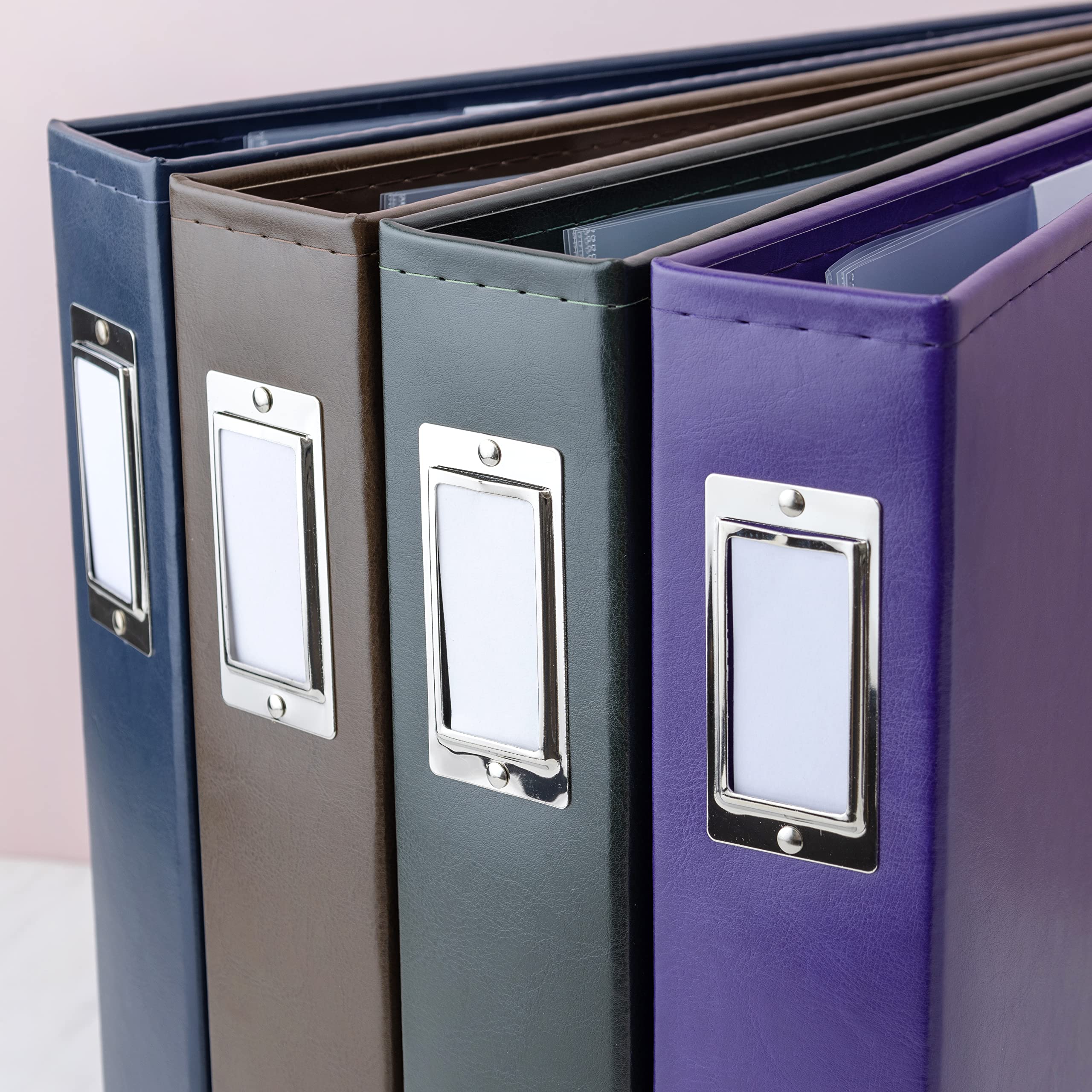 We R Makers 12x12" Faux Leather D-Ring Photo Album