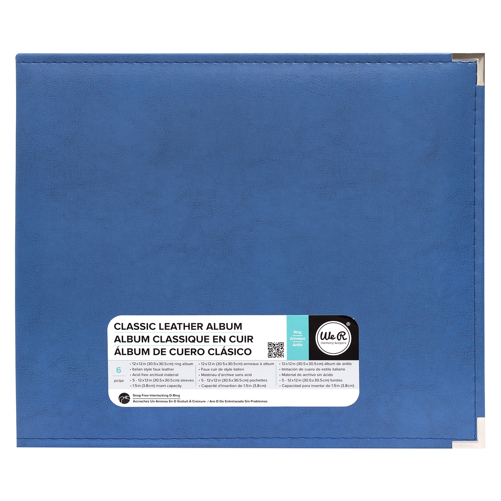 We R Makers 12x12" Faux Leather D-Ring Photo Album