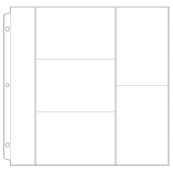 We R 12x12" Ring Photo Album Page Protector Sleeves - Assorted Layouts Available
