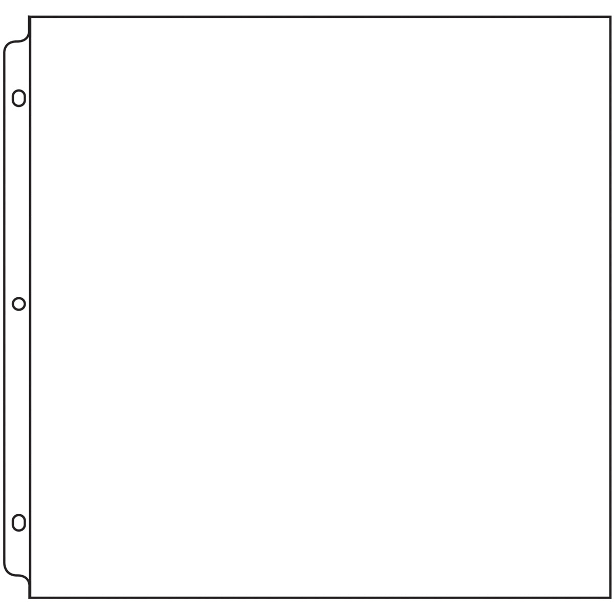 We R 12x12" Ring Photo Album Page Protector Sleeves