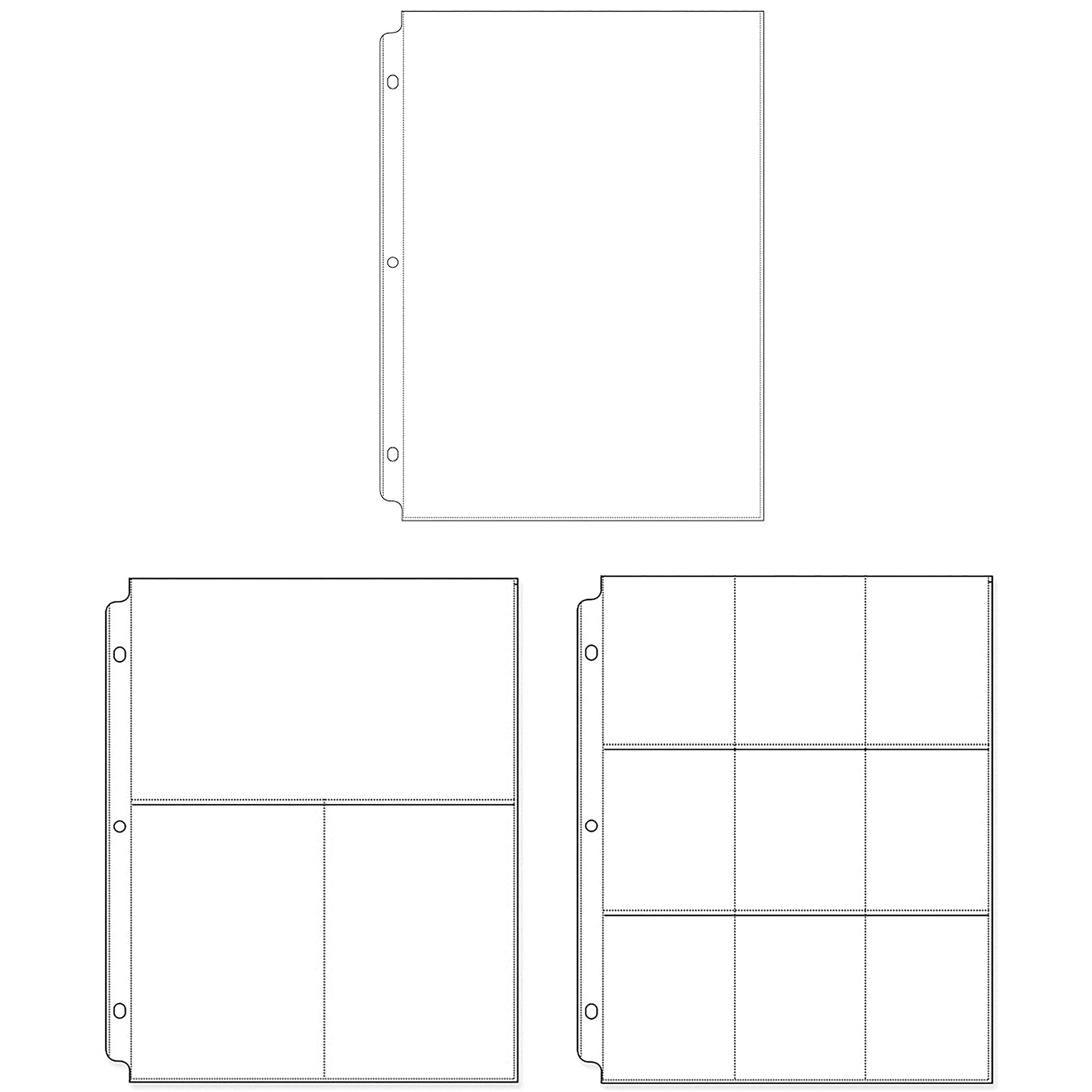 We R 8.5x11" Ring Photo Album Page Protector and Photo Sleeves
