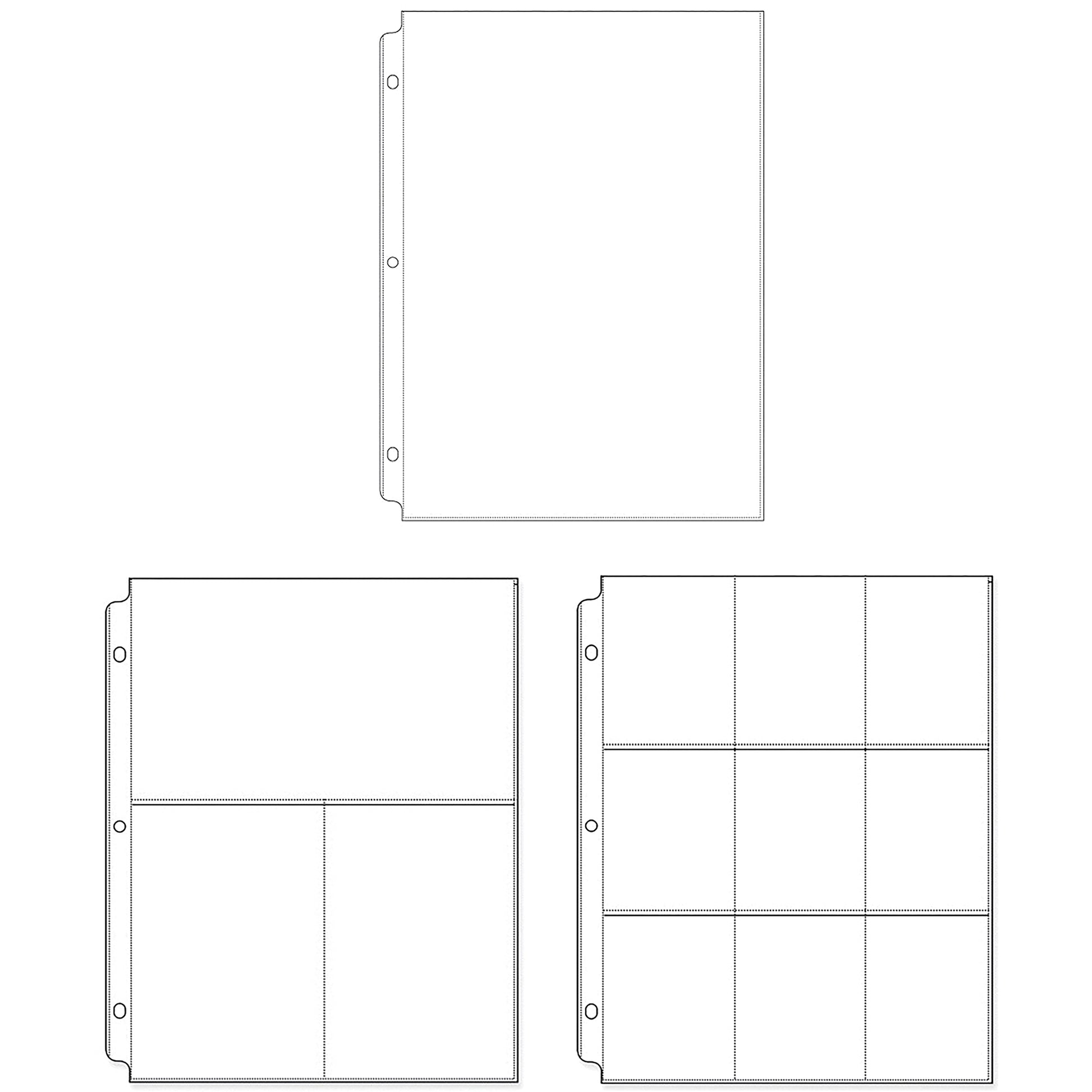 We R 8.5x11" Ring Photo Album Page Protector and Photo Sleeves